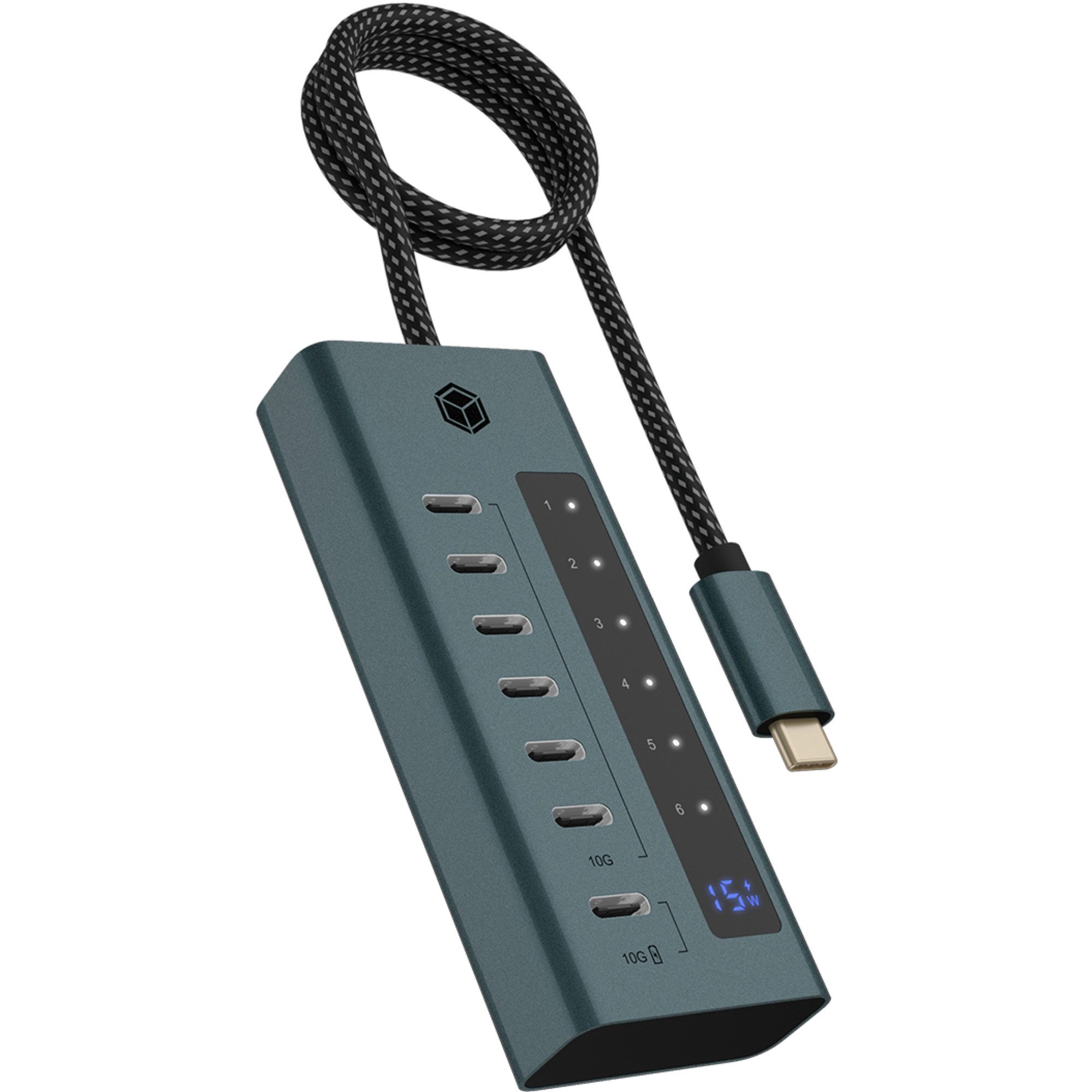 ICY BOX IB-HUB1457-C31, USB-Hub USB-Kabel