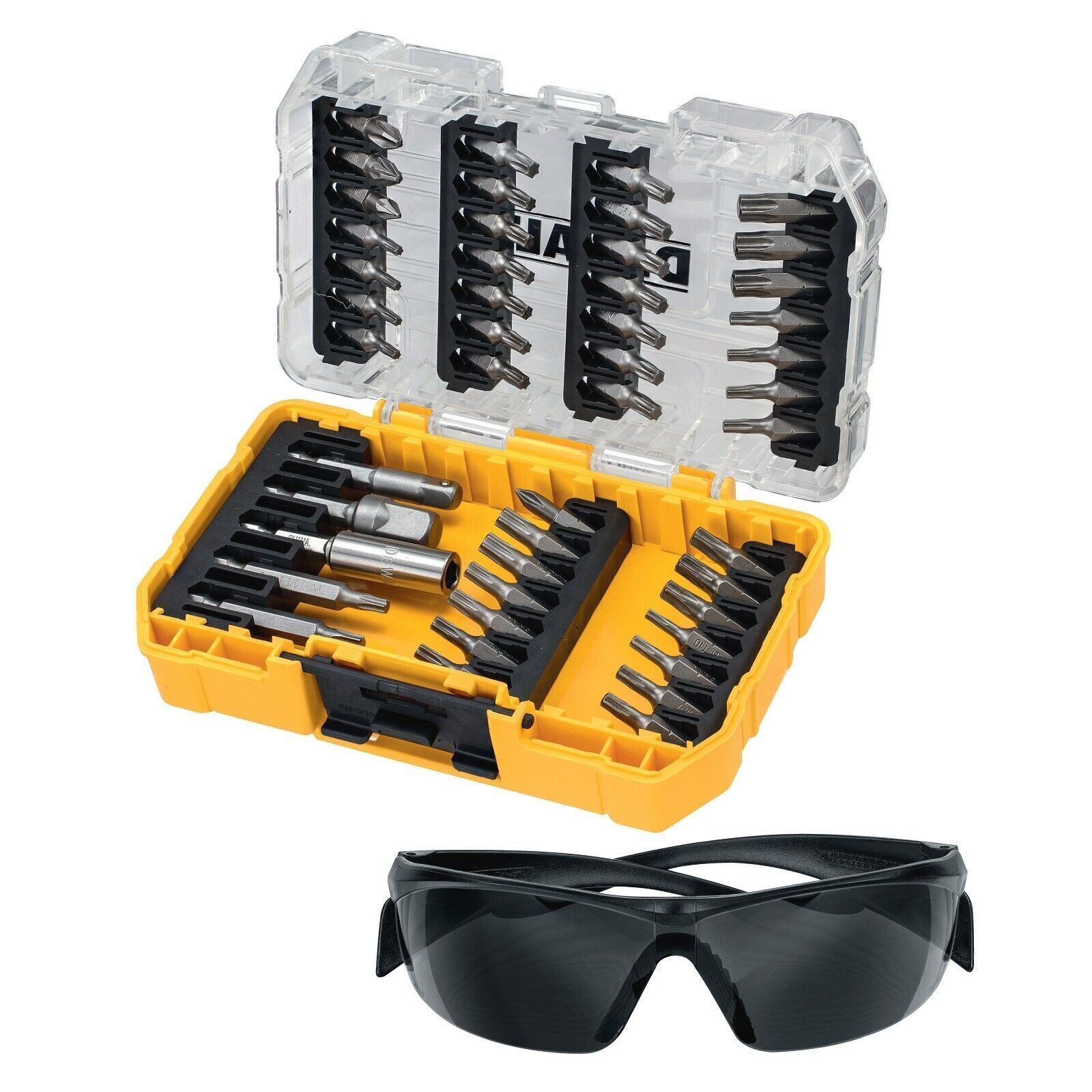 Bit-Set Dewalt Bitset 47-teilig Schrauberbits m. Sicherheitsbrille