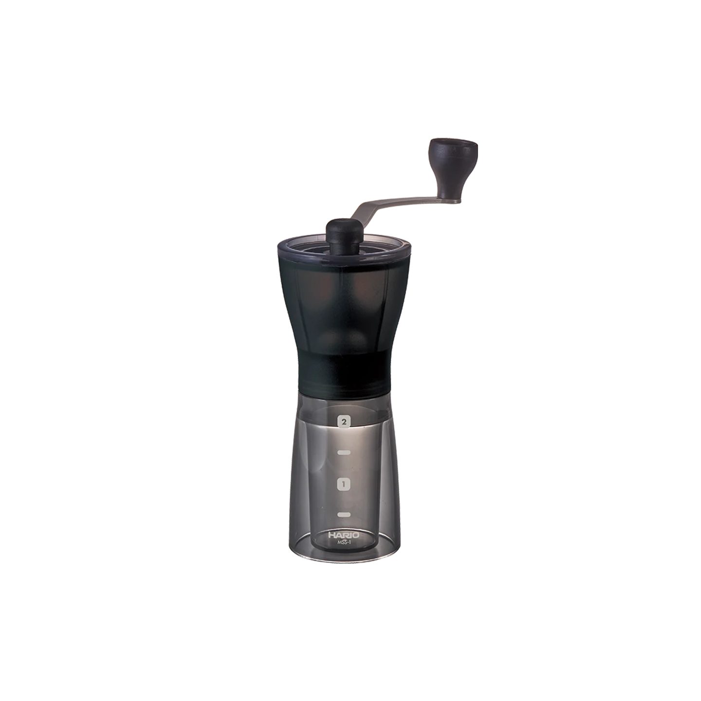 Hario Kaffeemühle Hario Mini Slim Plus Manuelle Kaffeemühle mit Keramikmahlwerk - Schwar