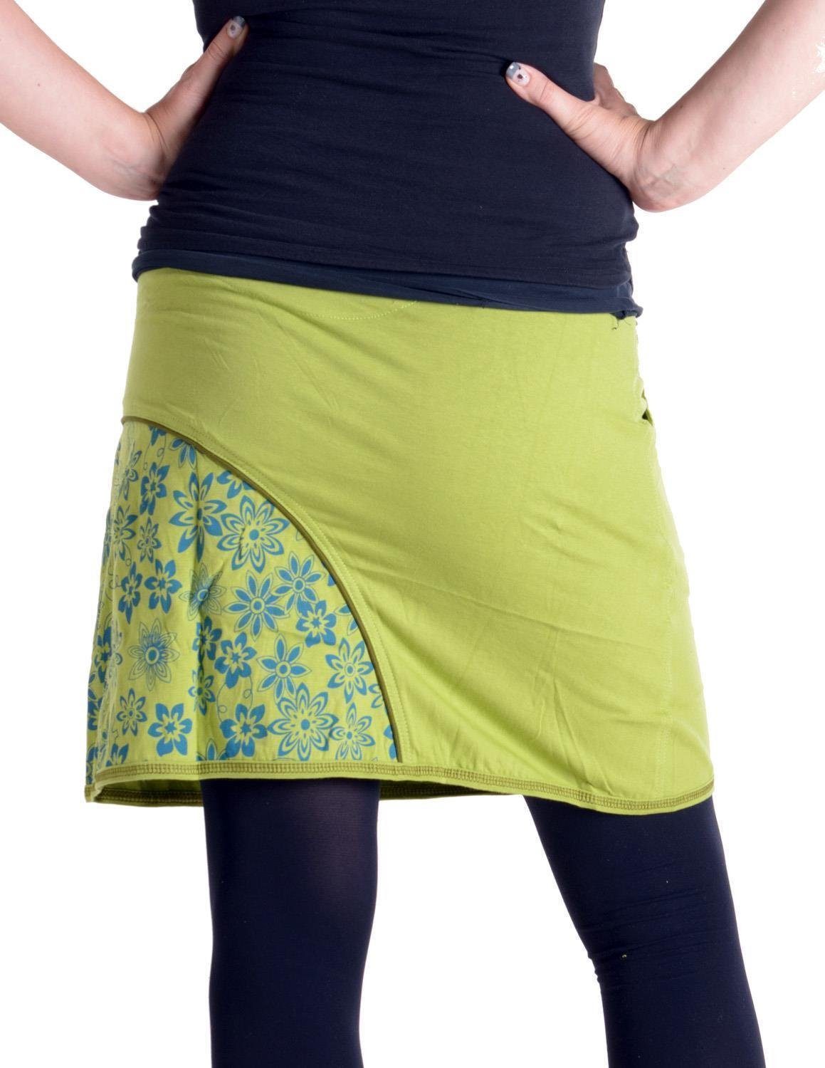 Vishes Minirock Bedruckter und bestickter Rock günstig online kaufen