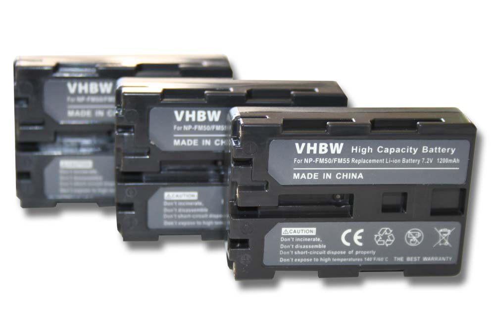 vhbw Kamera-Akku passend für Kompatibel mit Sony DCR-TRV Serie DCR-TRV6, DCR-TRV70, DCR-TRV730 Camcorder (1400mAh, 7,4V, Li-Ion) 1400 mAh