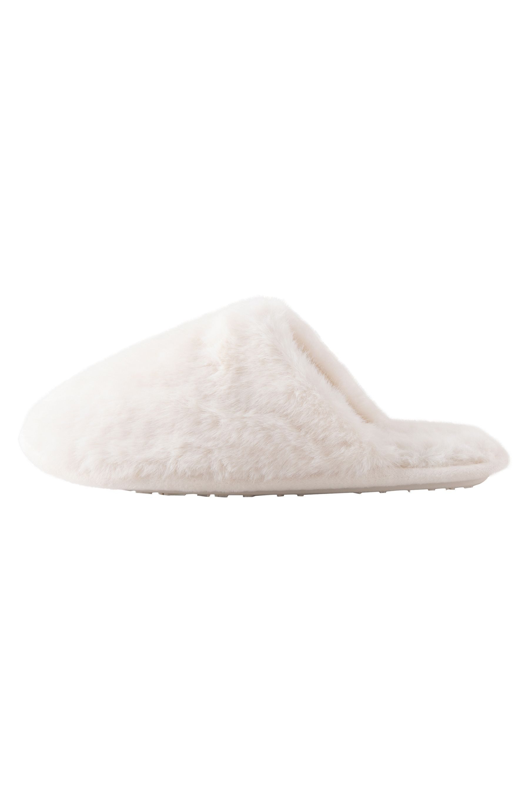 Pantolette aus Kunstfell Hausschuh