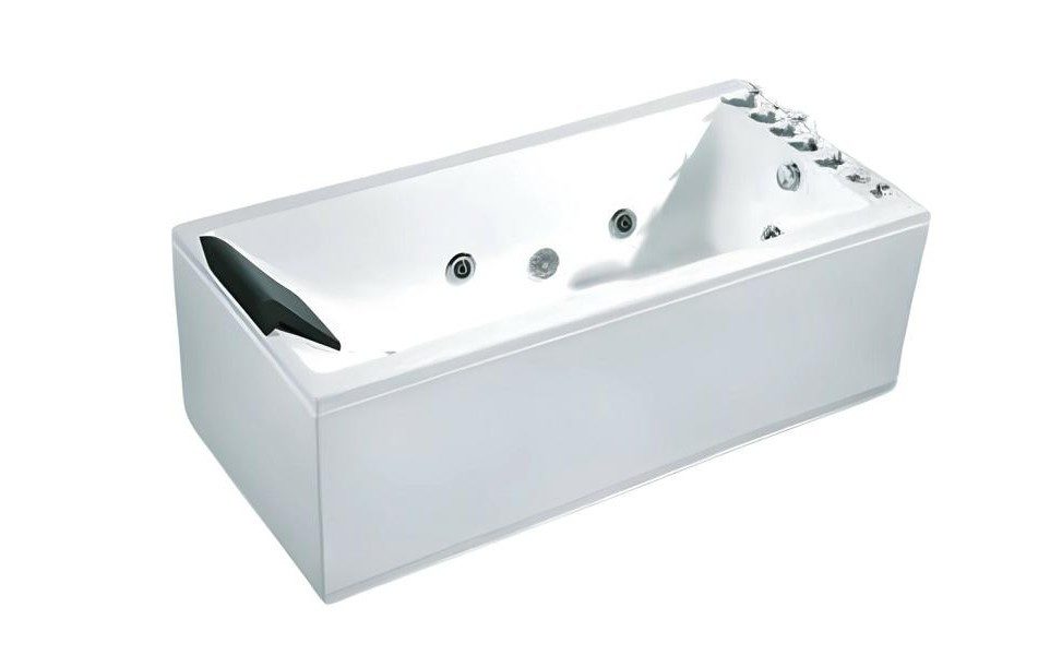 Xlmoebel Whirlpool-Badewanne XLMOEBEL Komfortwanne aus Acryl mit Hydromassage-Funktion, Made in Europa