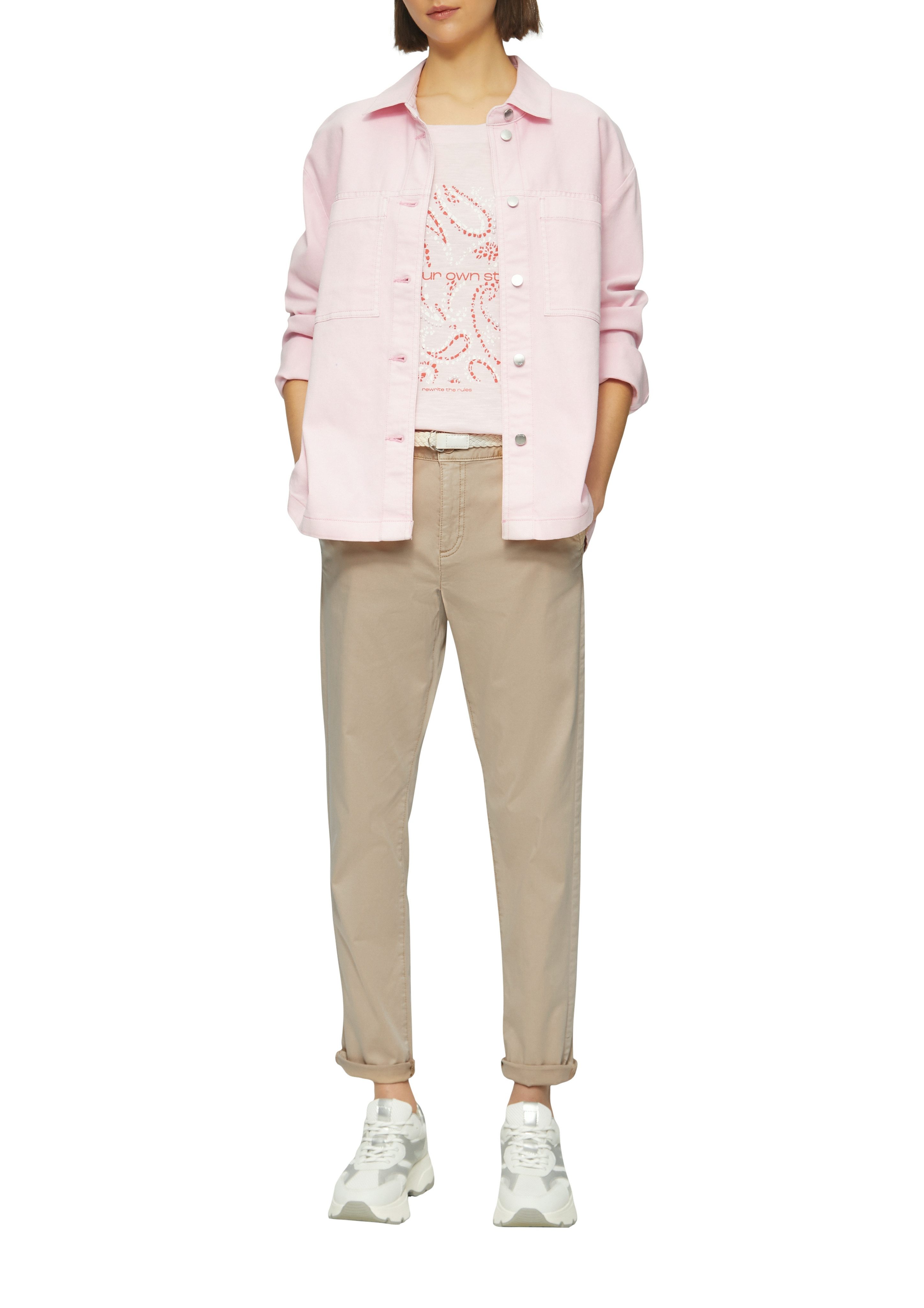 s.Oliver Chinohose (Set, 2-tlg) mit Gürtel günstig online kaufen