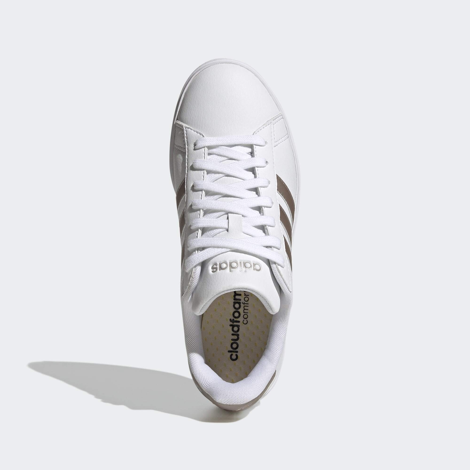adidas Sportswear Sneaker Platinum / Metallic / Metallic White Platinum Cloud