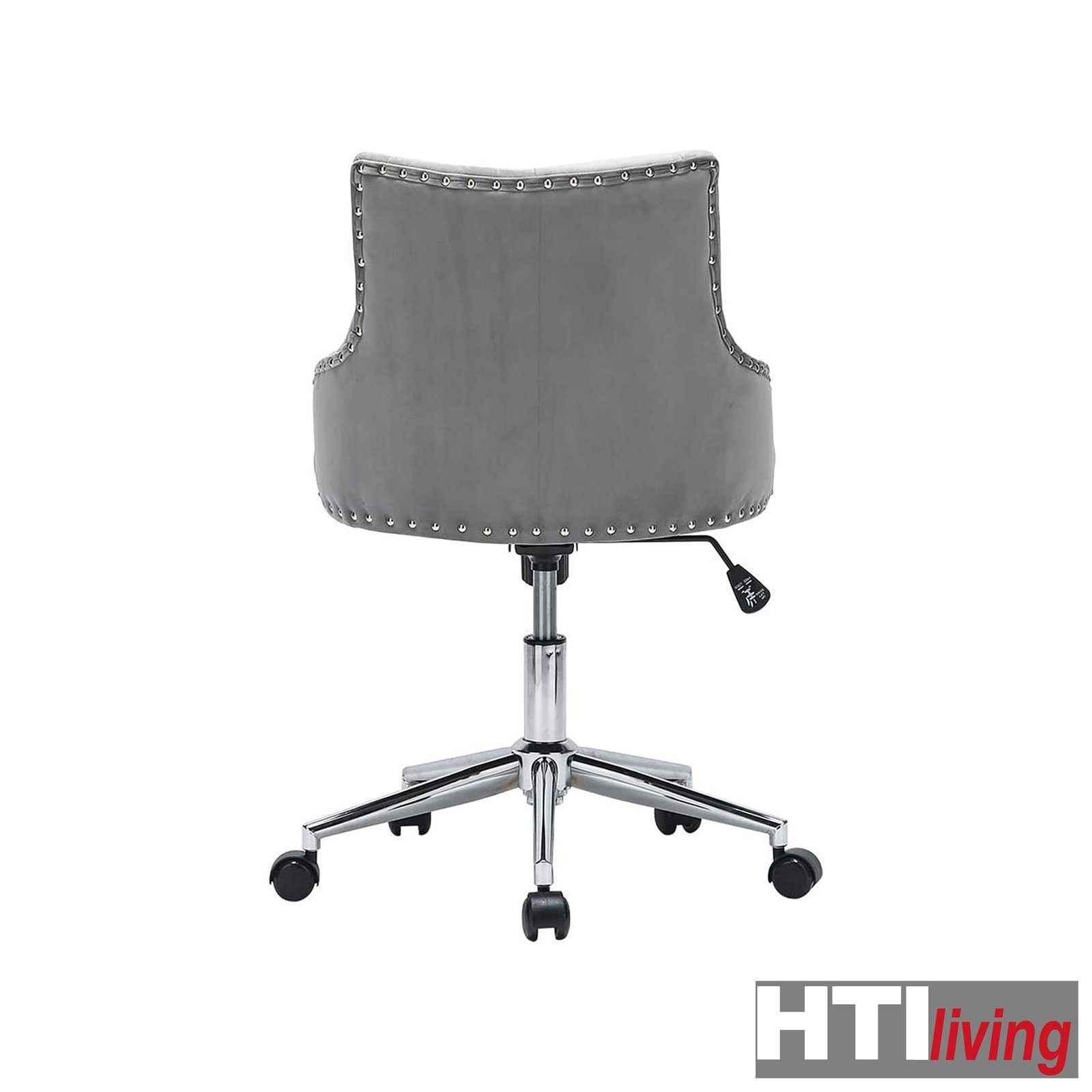 Kippfunktion Grau 1 St), (Stück, HTI-Living Drehstuhl Schreibtischstuhl Nevic höhenverstellbar Drehstuhl