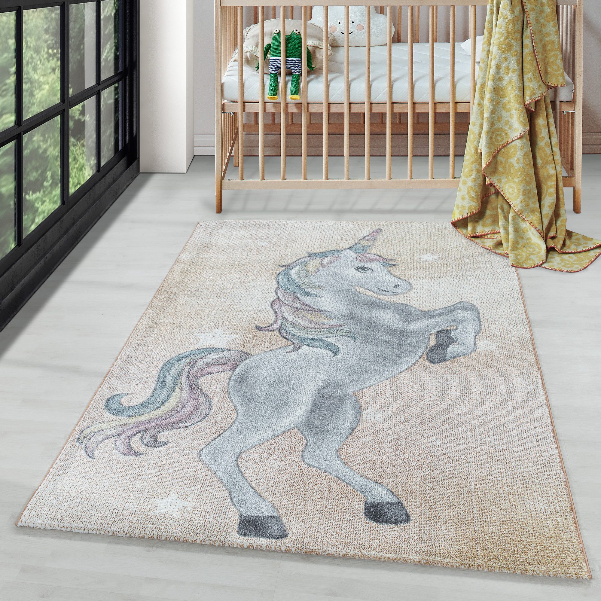 Carpettex Kinderteppich Einhorn-Design, Rechteckig, Höhe: 11 günstig online kaufen