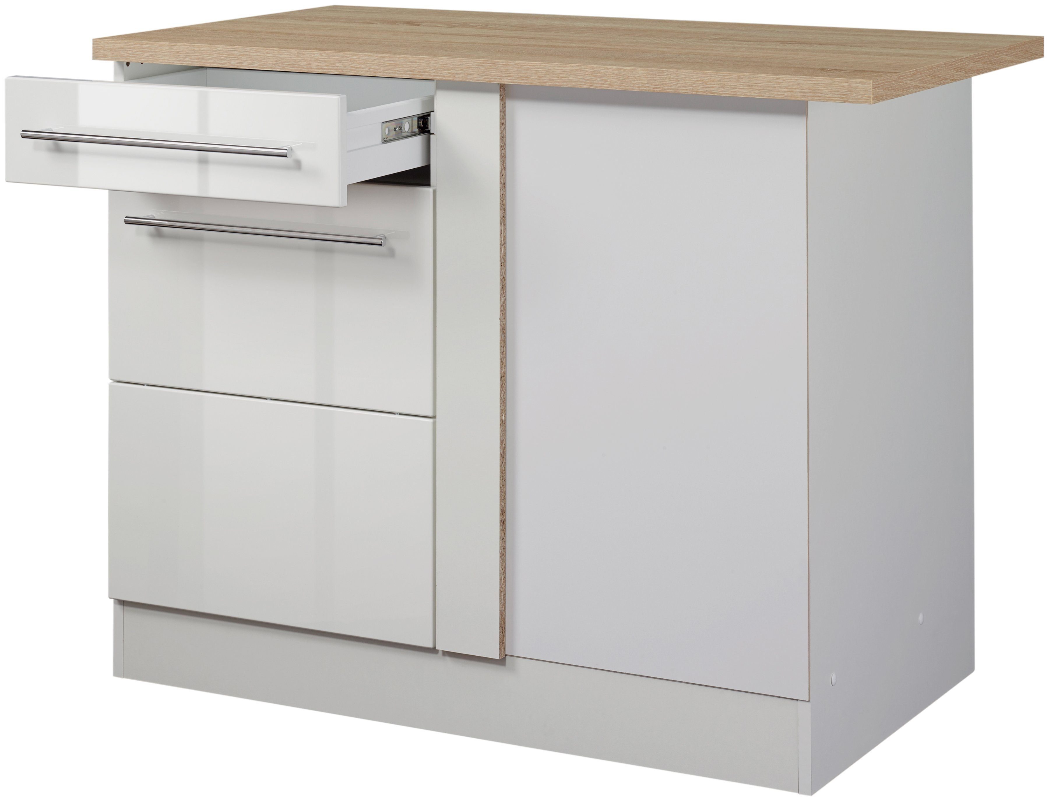 KOCHSTATION Eckunterschrank KS-Wien Breite 110 cm – Bild 2 von 5