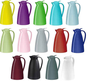 weiß und blau Isolierkanne Kaffeekanne Teekanne Kanne Iso-kanne 1L,Glaseins weiß und blau Isolierkanne Kaffeekanne Teekanne Kanne Iso-kanne 1L,Glaseins