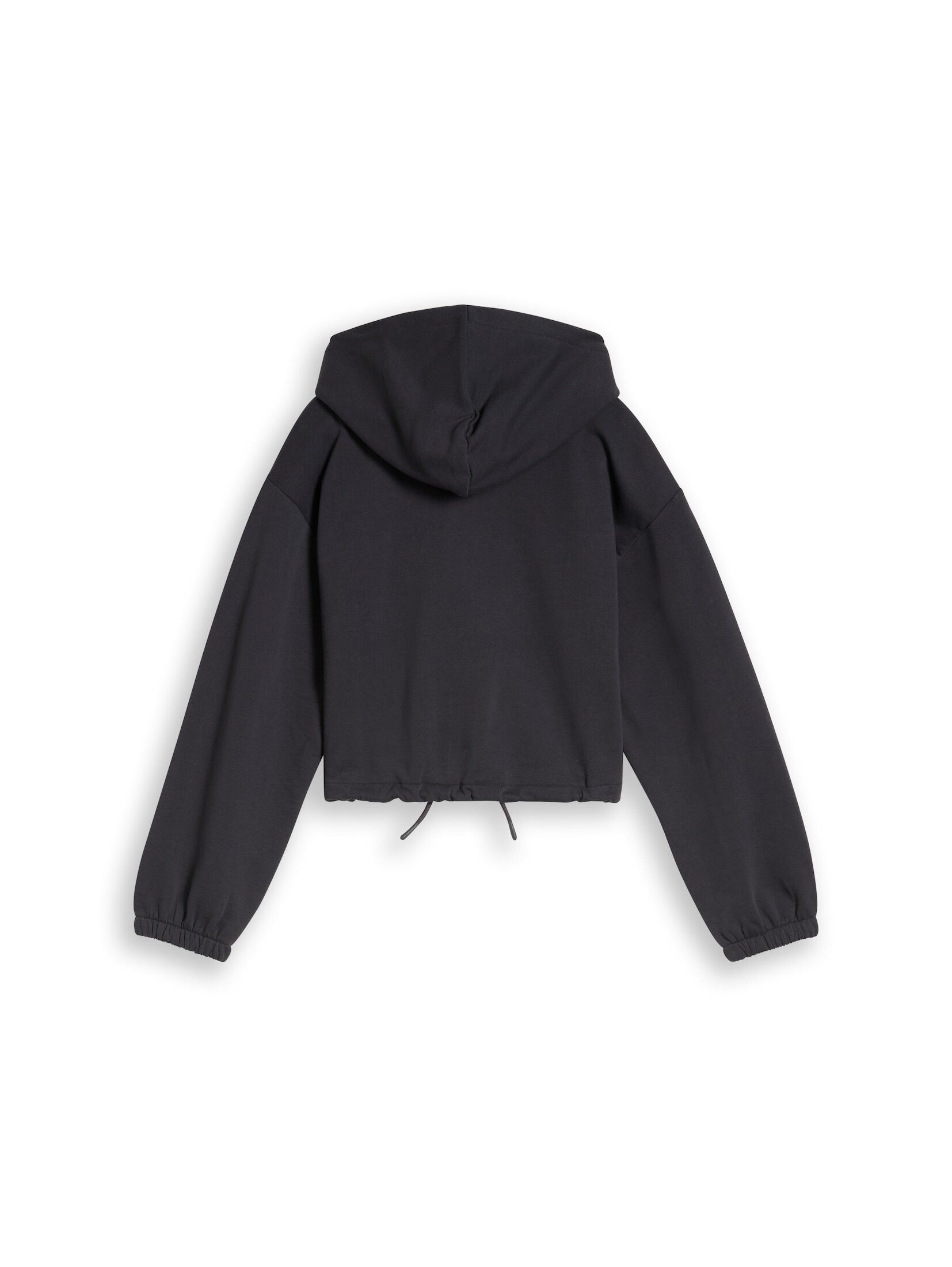 TOM TAILOR Sweatjacke Strick & Sweatshirts Cropped Hoodie Sweatjacke aus Baumwolle