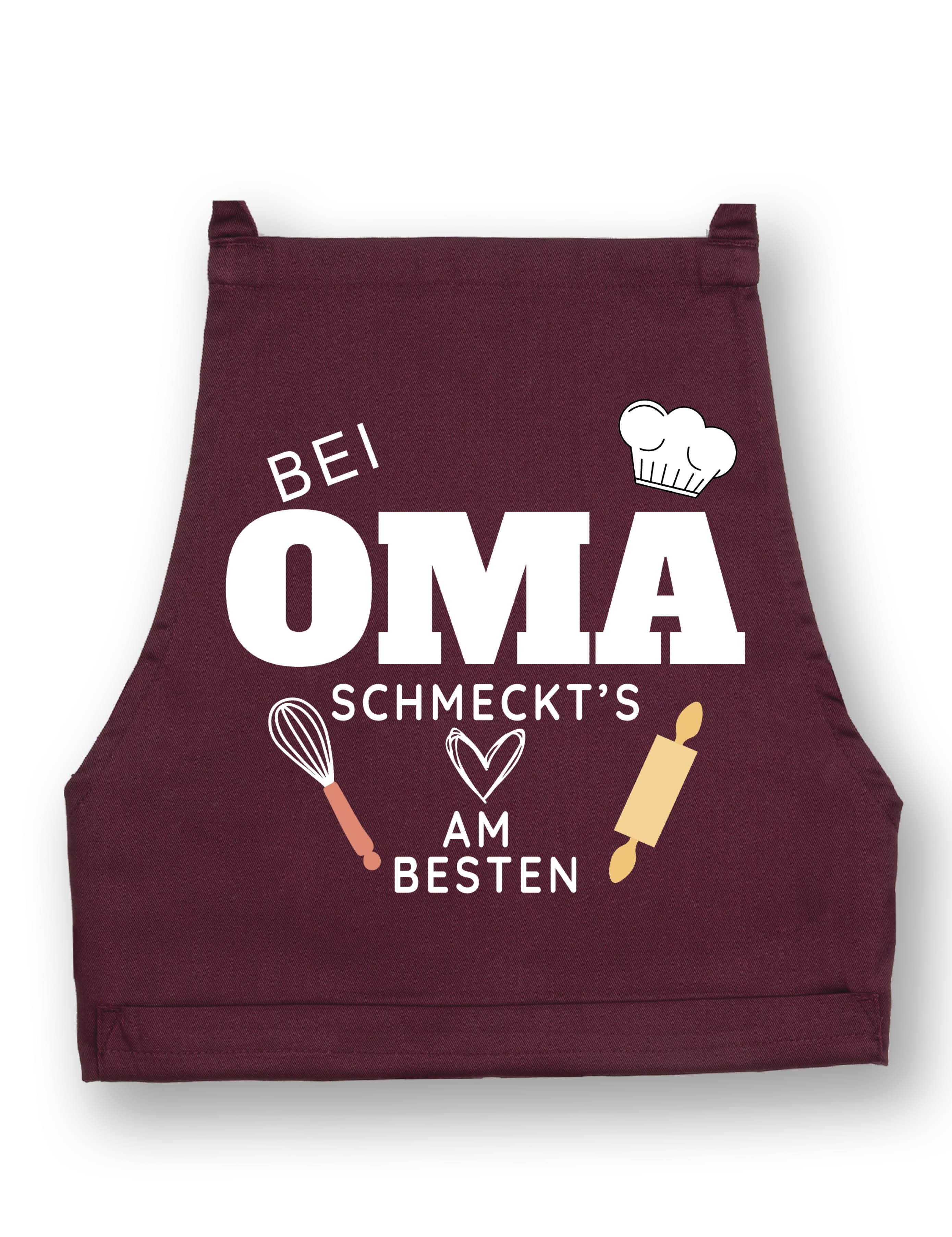 Youth Designz Grillschürze Damen Schürze "Bei Oma schmeckt es am Besten" Pr günstig online kaufen