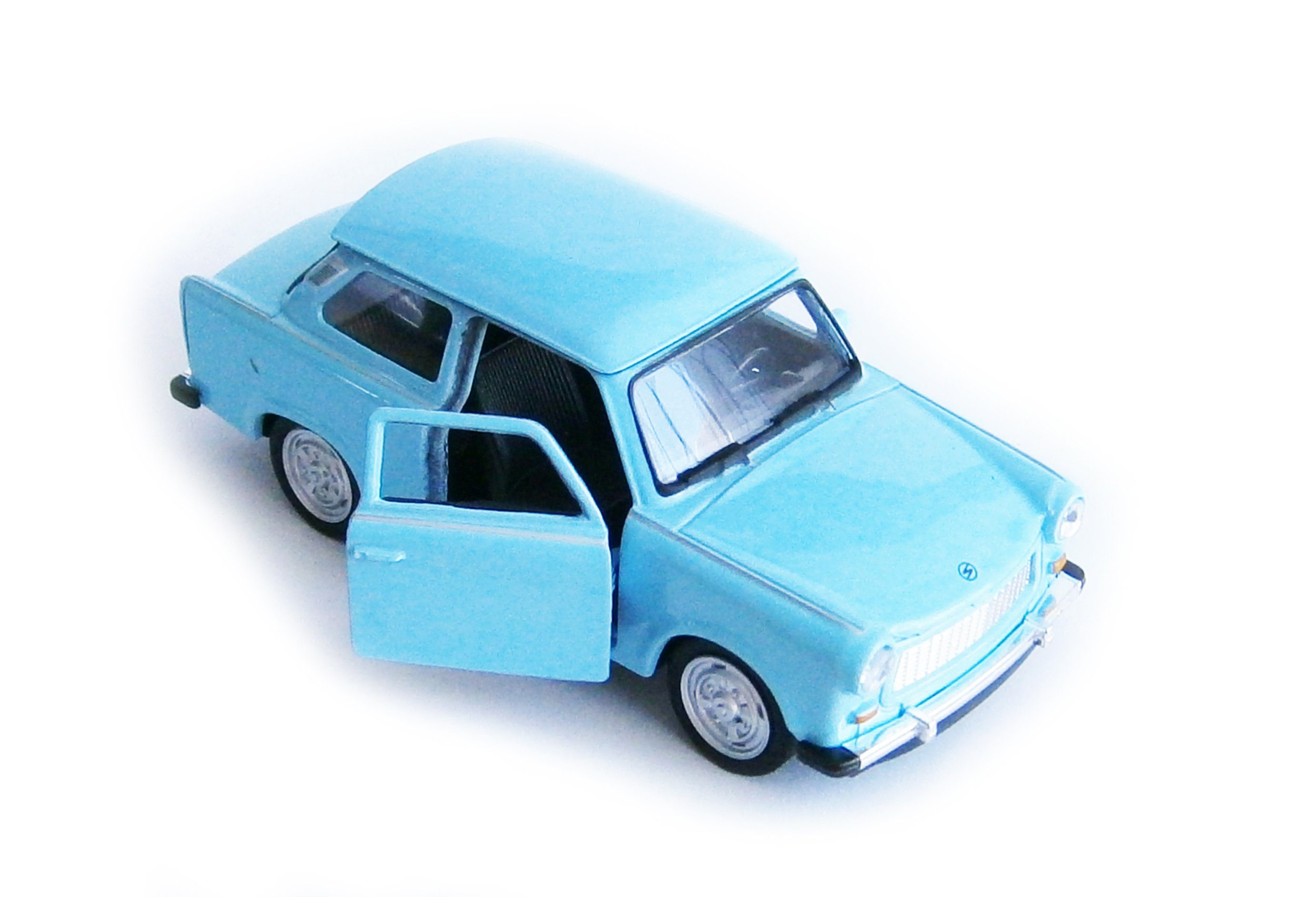Welly Modellauto TRABANT 601 Modellauto 11,5cm Trabi Modell Auto 14 (Blau), günstig online kaufen