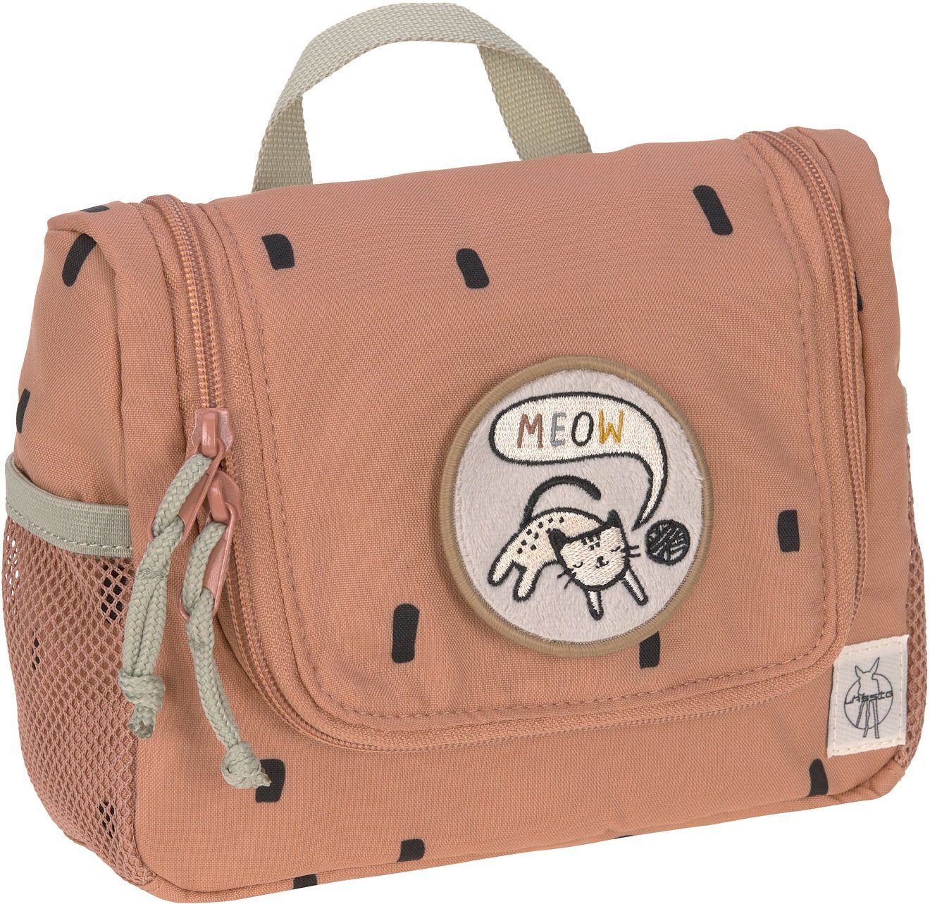 LÄSSIG Сумки для туалетных принадлежностей Happy Prints, Mini Washbag, Caramel