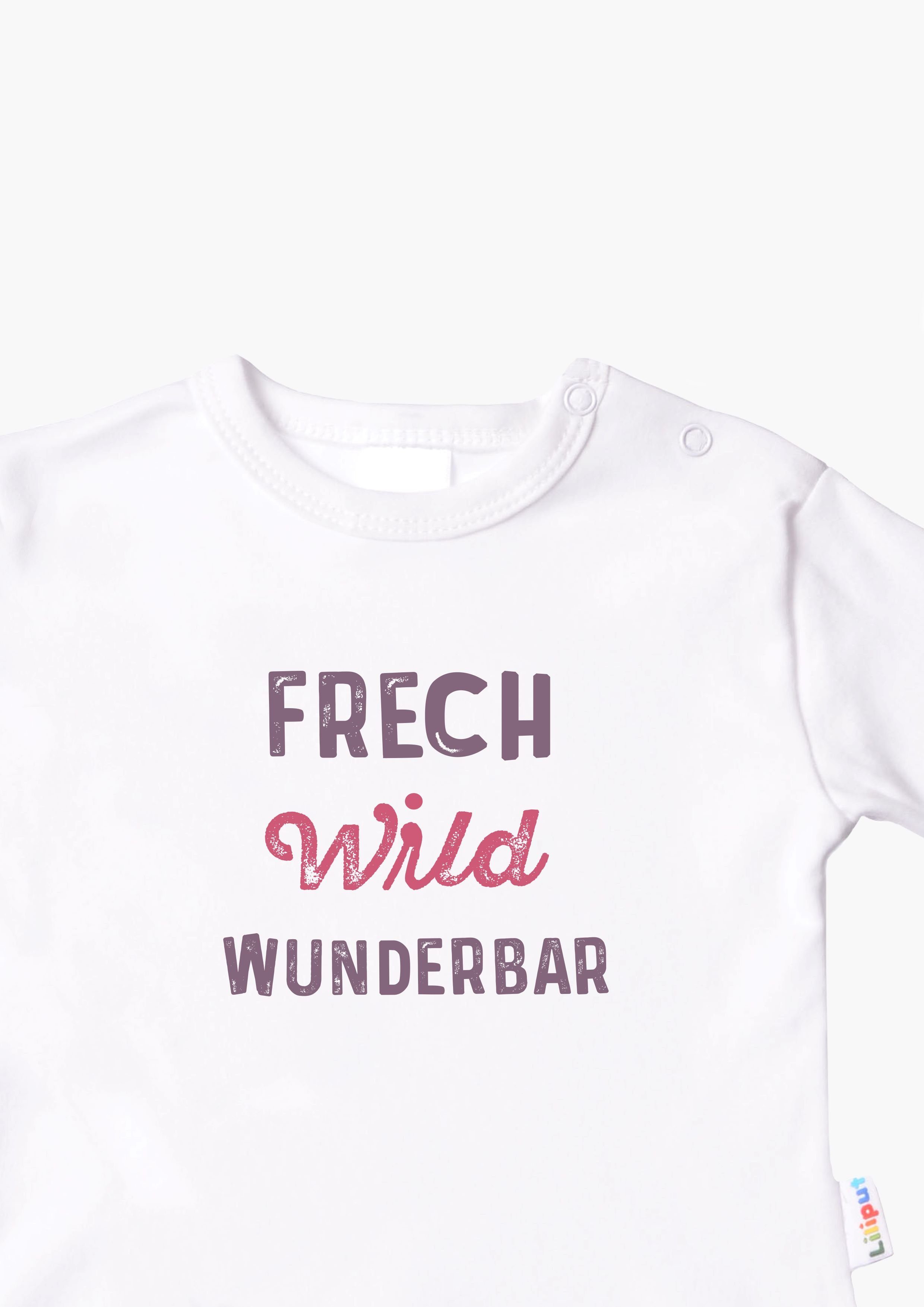 Liliput Langarmshirt Frech mit Druckknöpfen auf der Schulter