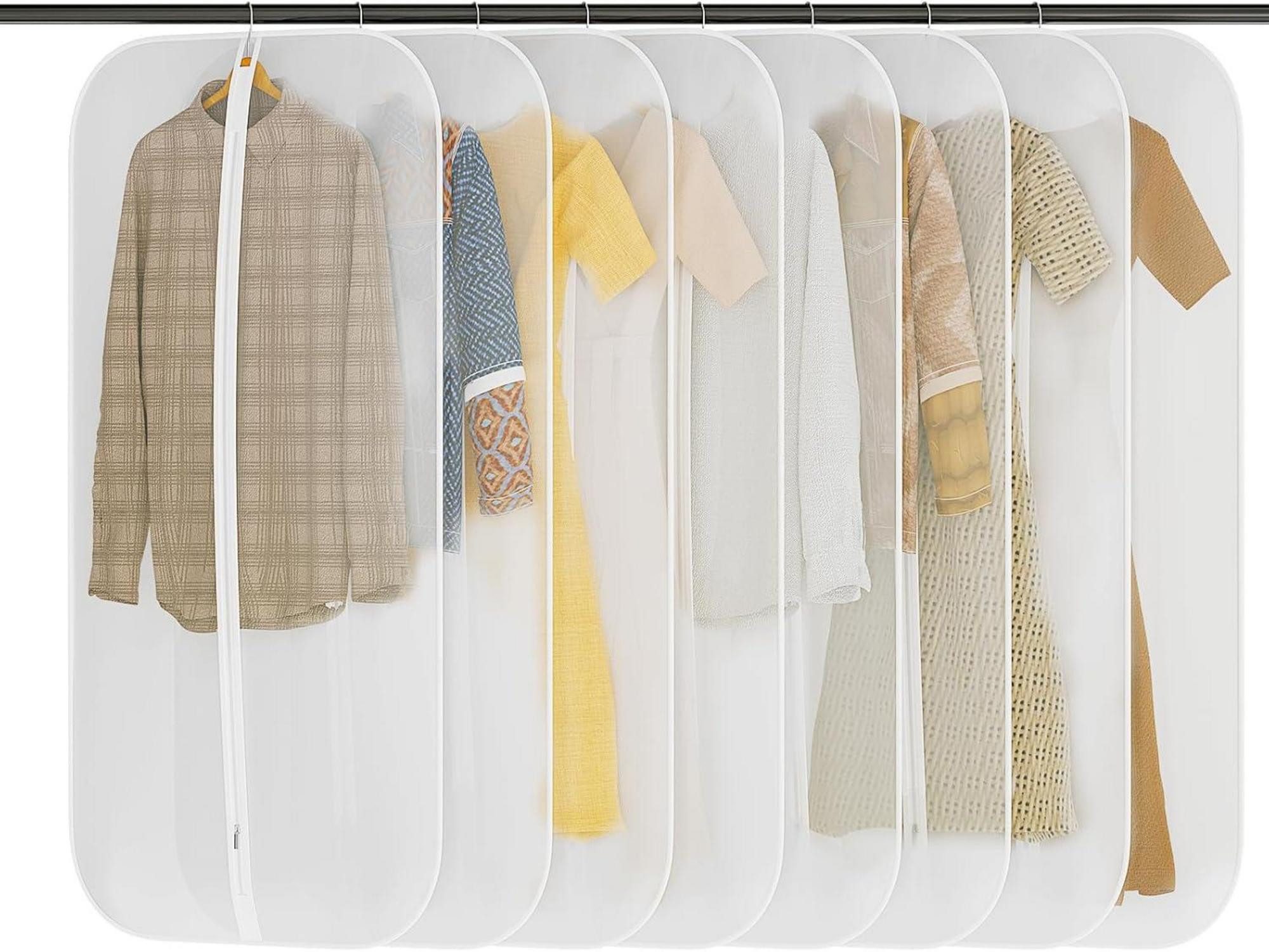 Küchenorganizer-Set Kleidersack Set 8-teilig 60CM×120CM Transparent Aufbewahrung Anzüge