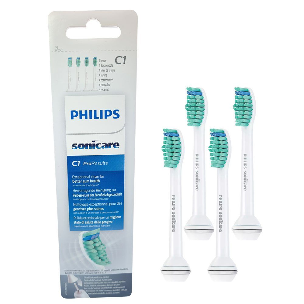 Philips Sonicare Aufsteckbürsten C1 ProResults, 4er Pack