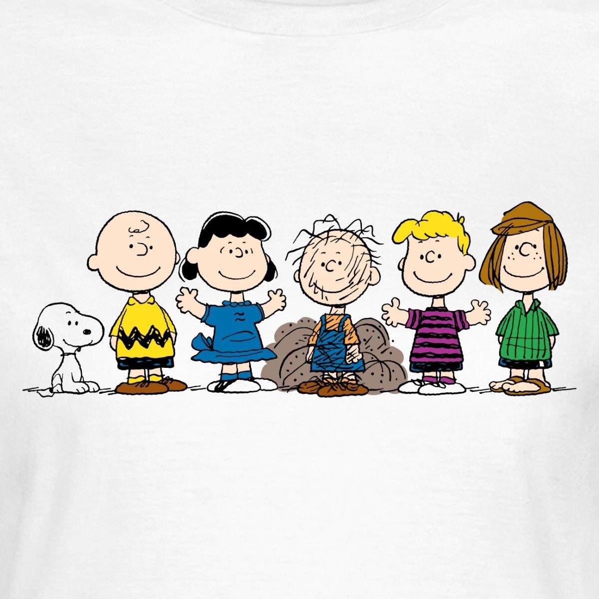 Spreadshirt T-Shirt Peanuts Snoopy Und Seine Freunde Frauen T-Shirt (1-tlg) Slim Fit, fällt klein aus