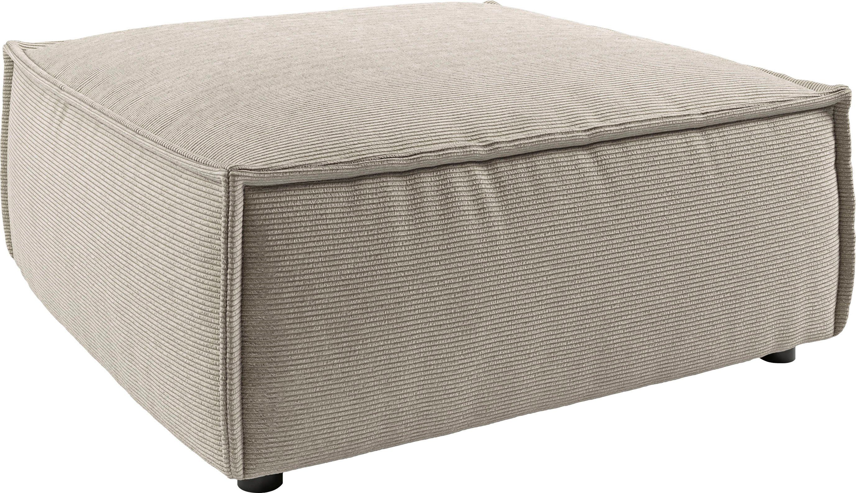 3C Candy Polsterhocker Matteo, passend zu "Matteo", in Cord- und Feincordbezug