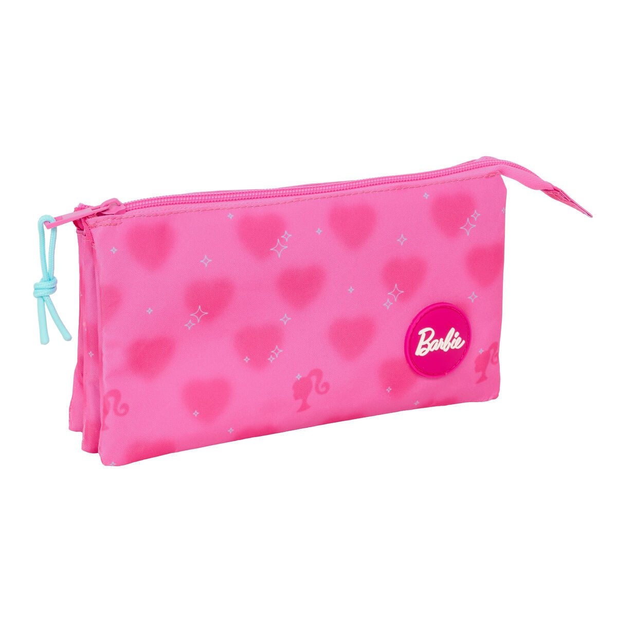 Barbie Federtasche Federmappe Barbie Corazones Rosa 22x12x3 cm