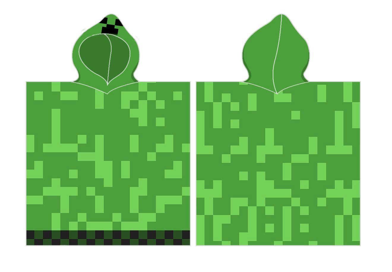Minecraft Kapuzenhandtuch Minecraft Poncho Strandtuch mit günstig online kaufen