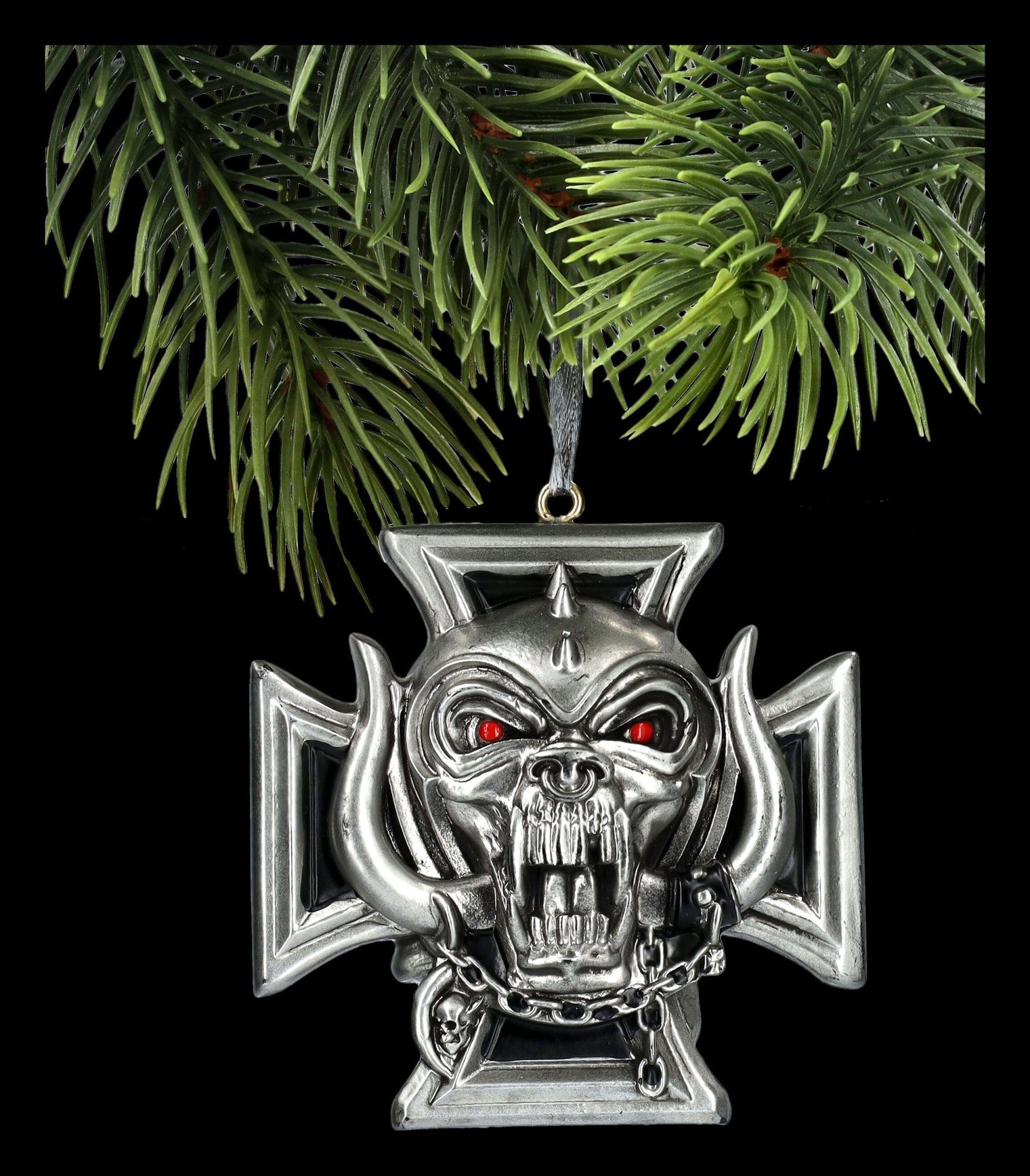 GmbH - Kreuz Christbaumschmuck Warpig Dekoration Merchandise (1-tlg) Christbaumschmuck - Shop Weihnachten Motörhead Figuren