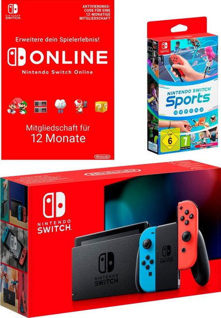Nintendo Switch, inkl. Switch Sports + Nintendo Switch Online 12 Monate