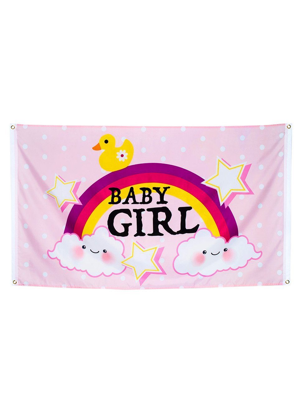 Set Girl bestehend Einweggeschirr-Set Papier, 31-teilig, Pappe, Deko Girl Babyshower Set Party Party PVC, 31 Deko aus Metamorph Süßes Baby PET, Polyester, Einzelteilen.