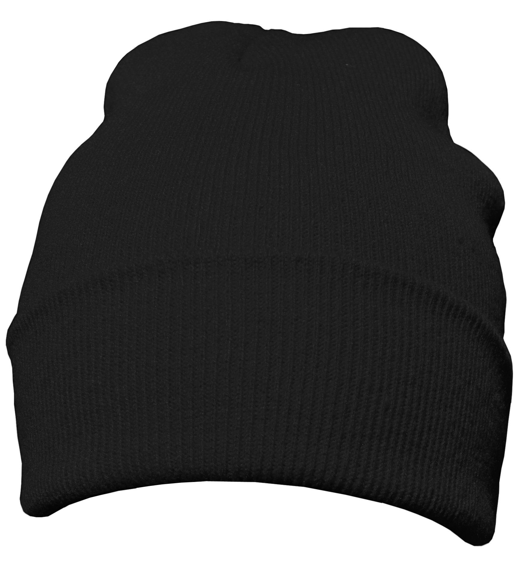 DonDon Beanie Mütze Beanie (Packung, 1-St) Wintermütze, klassisches Design, mit Krempe