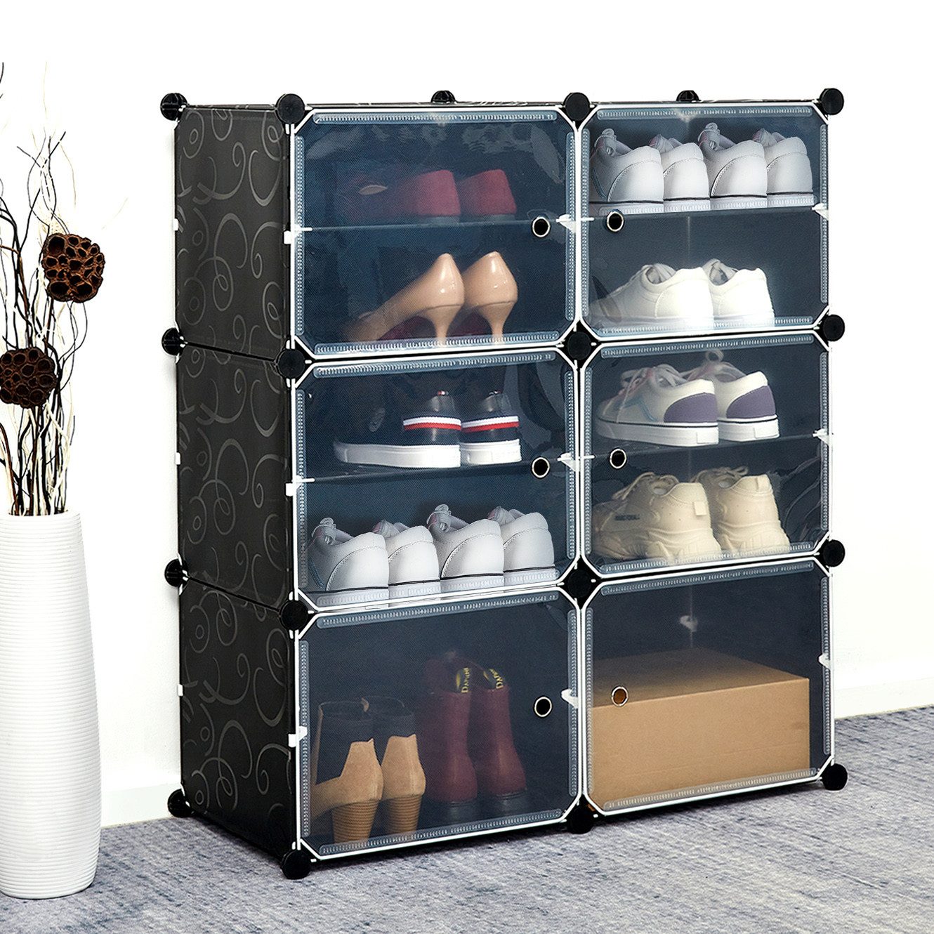 Mondeer Schuhschrank Schuhschrank DIY Schuhschrank mit günstig online kaufen