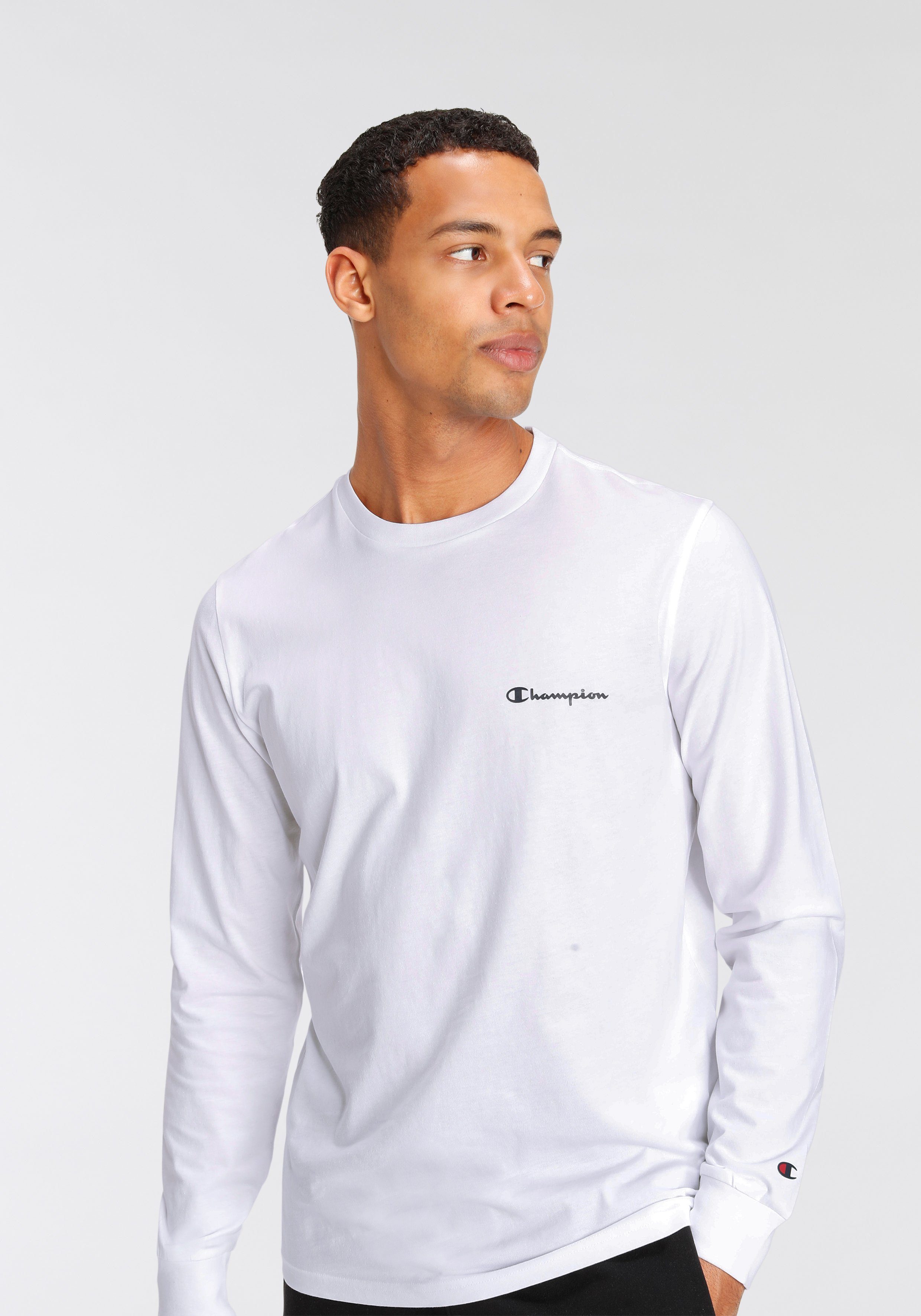 Champion Langarmshirt (Packung, 2-tlg) Langarm, Basic schmale Passform, mit günstig online kaufen