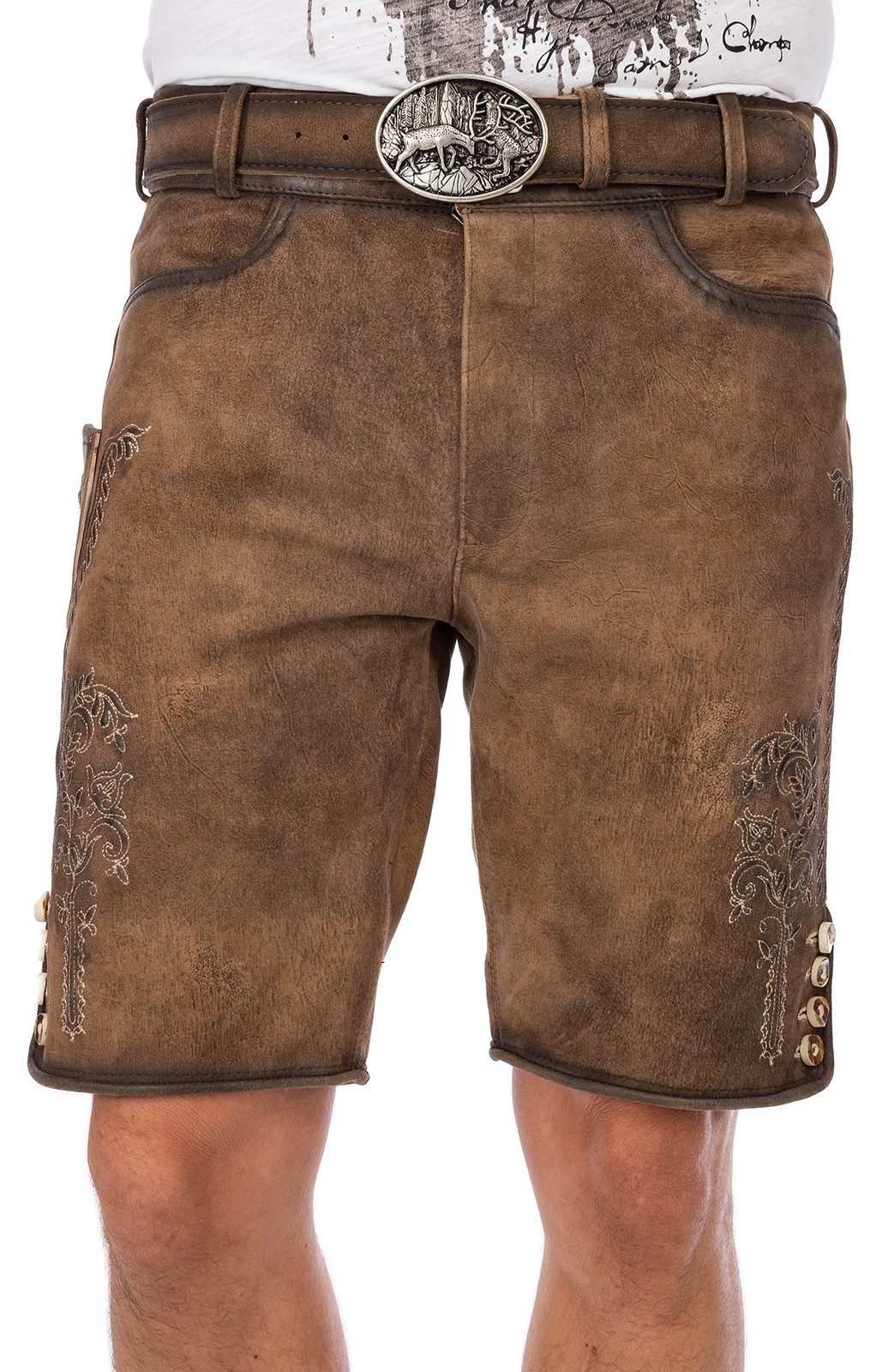 Gwandler Trachtenlederhose JONAS-gespeckt