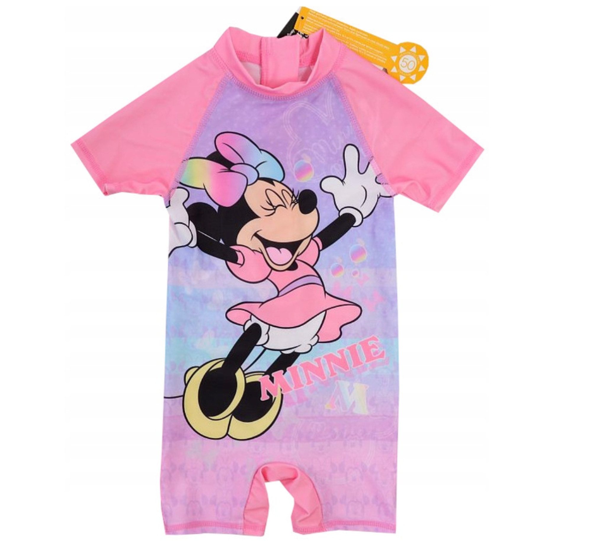 Disney Badeanzug Minnie Maus Disney Sommer Einteiliger Badeanzug UV-Schutz 50