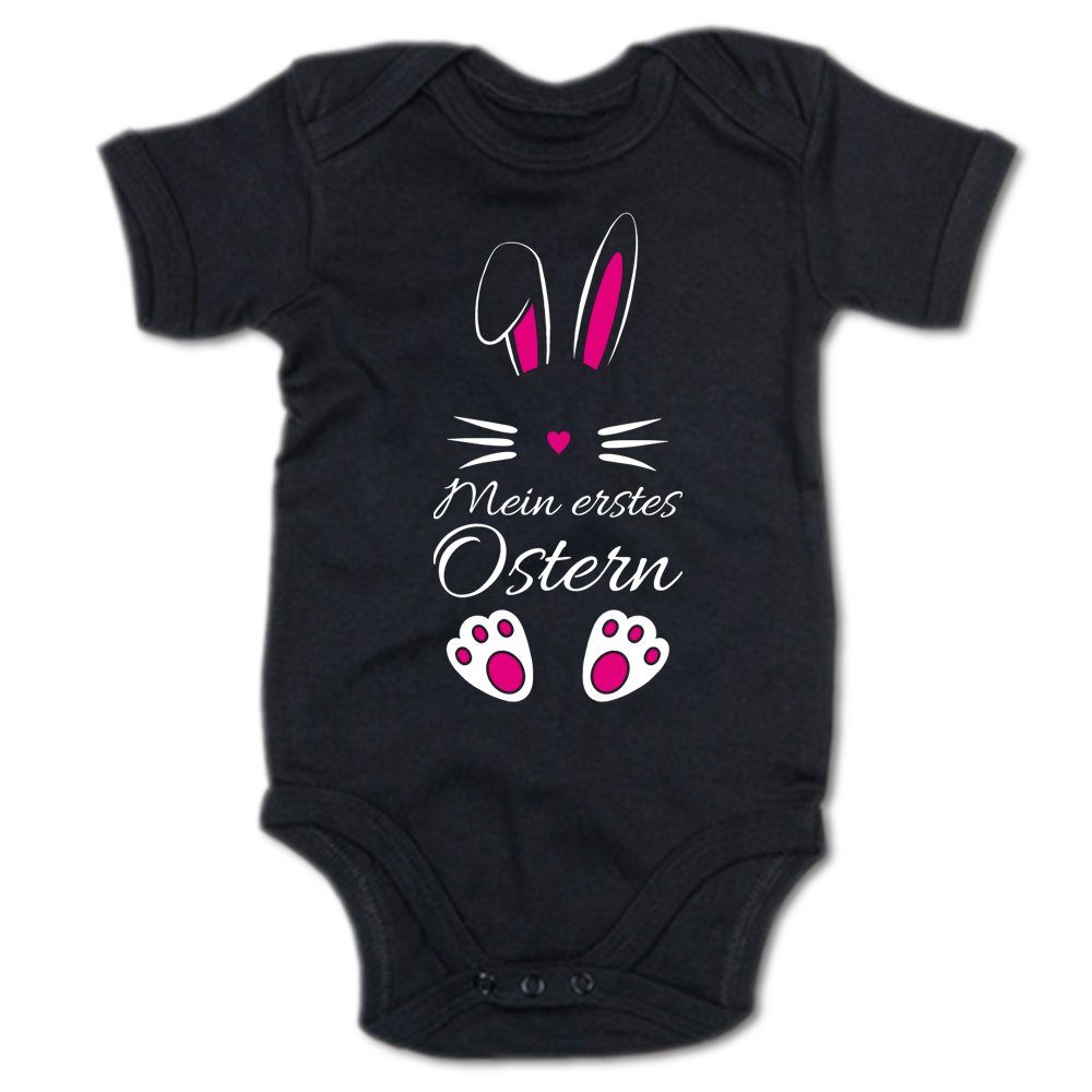 G-graphics Kurzarmbody Mein erstes Ostern – Hase Baby Body mit Spruch / Sprüche / Print / Motiv