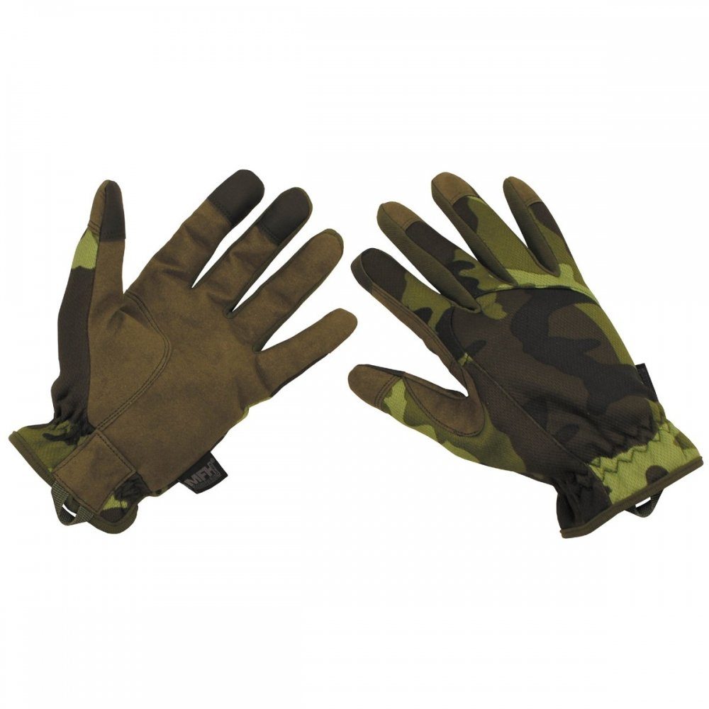 MFH Laufhandschuhe HighDefence Fingerhandschuhe, M 95 CZ tarn, Lightweight - L