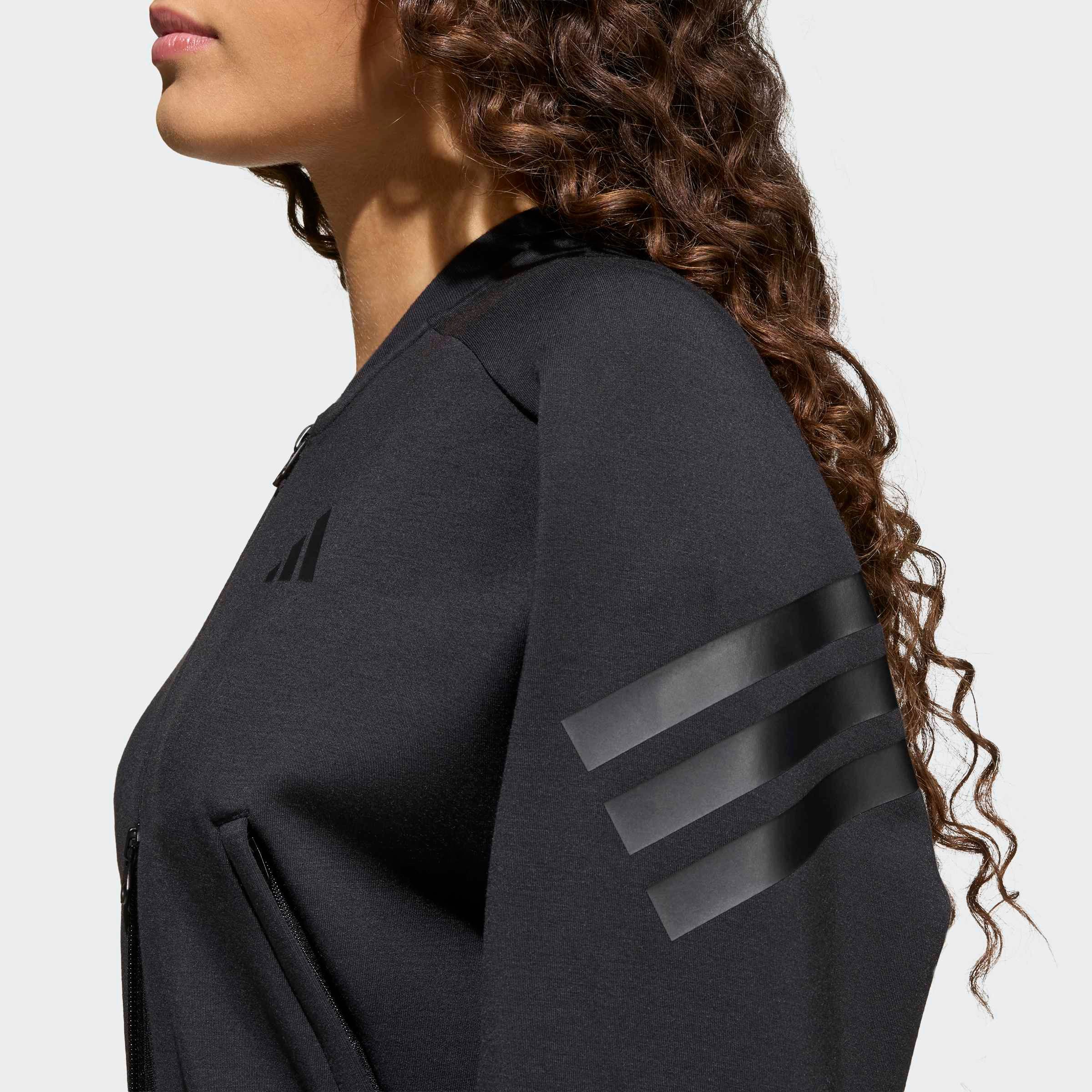 adidas Sportswear Trainingsjacke FUTURE ICONS 3-STREIFEN, DURCHGEHENDER REISSVERSCHLUSS