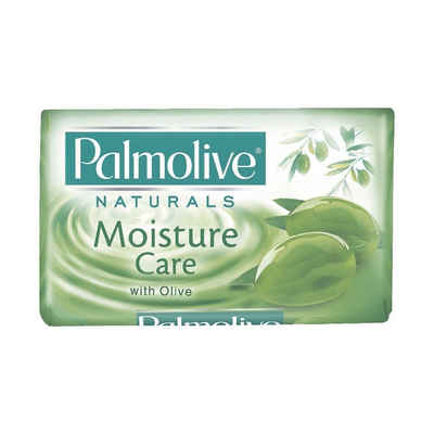 PALMOLIVE Handseife Moisture Care, Seifenstück mit Olivenextrakt, 90 g