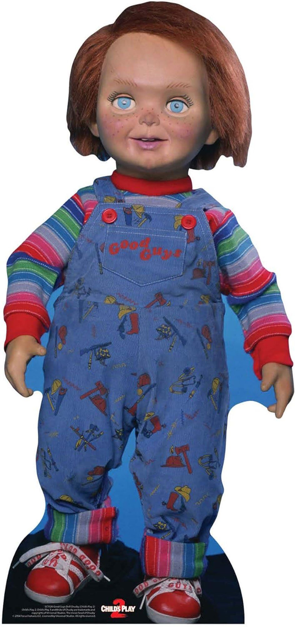 empireposter Dekofigur Halloween - Good - 35x75 - cm Pappaufsteller Doll Chucky