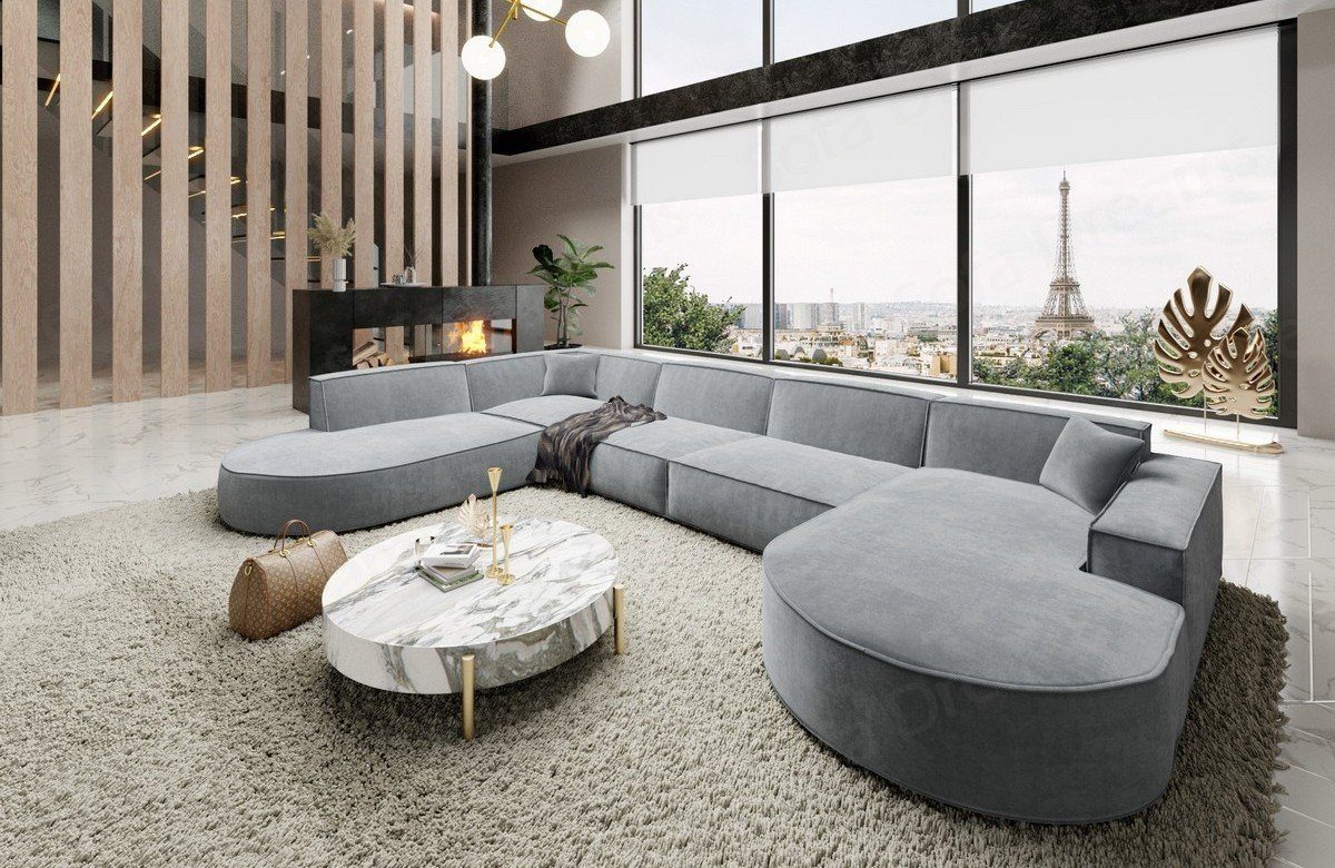 Sofa Dreams Wohnlandschaft Designer Stoff Sofa günstig online kaufen