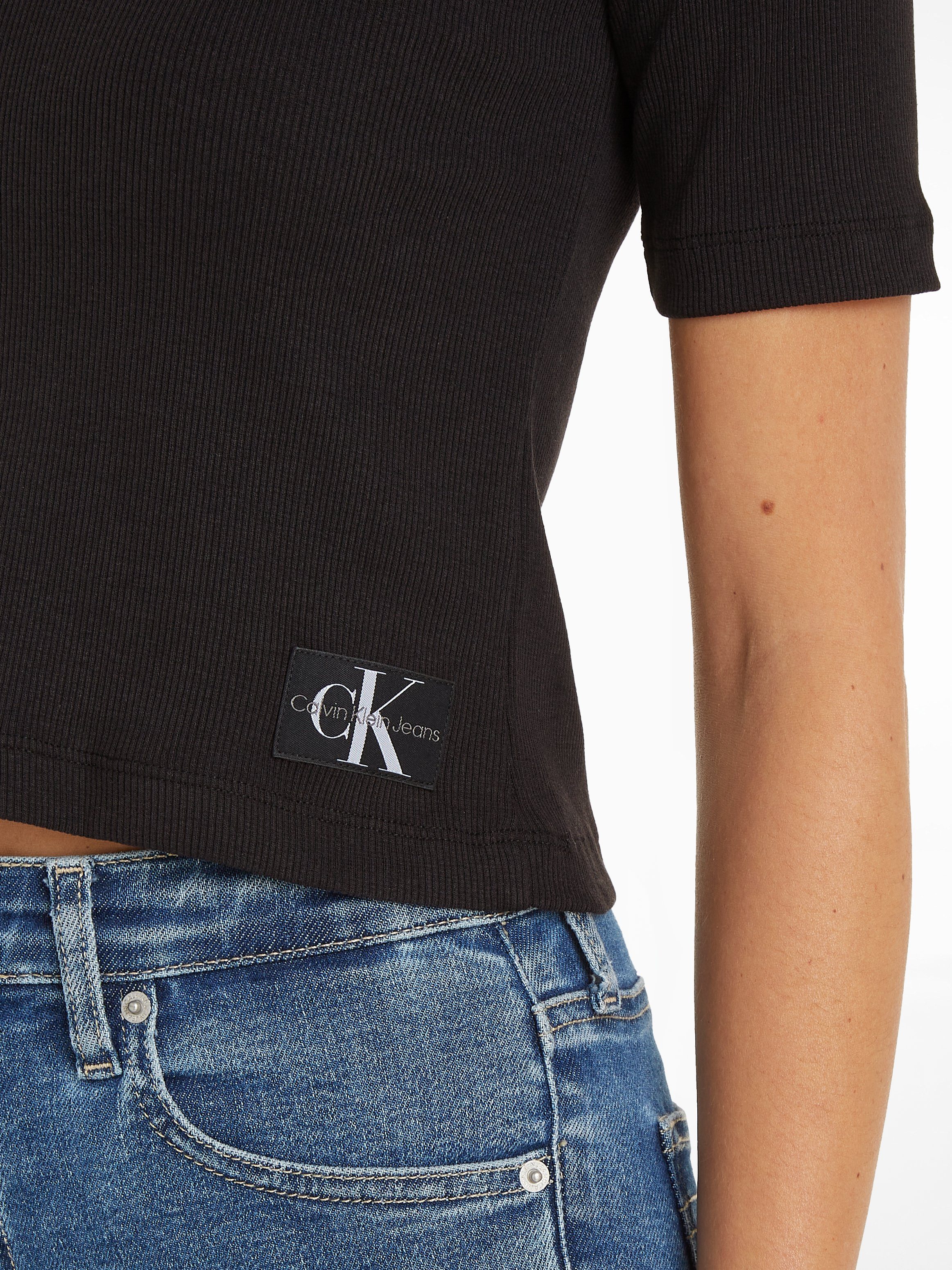 Calvin Klein Jeans V-Shirt schwarz