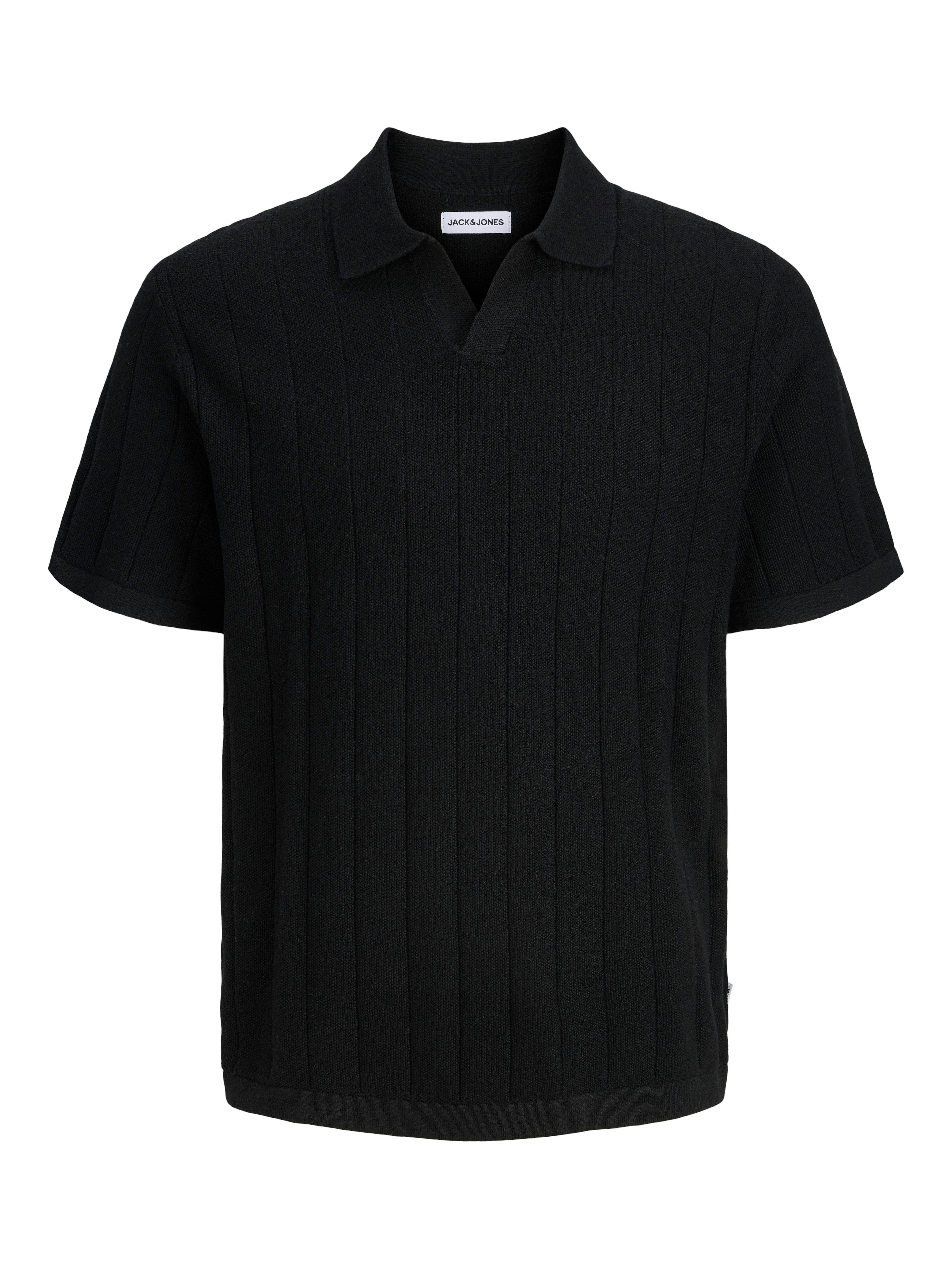 Polokragenpullover JJEBRADLEY KNIT SPLIT NECK SS SN