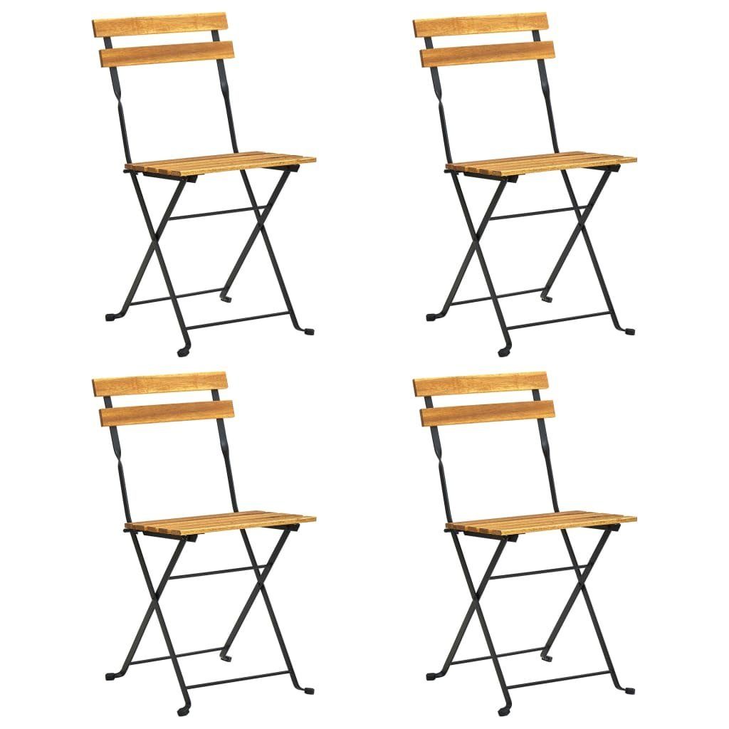 vidaXL Gartenstuhl Klappbare Bistrostühle 4 Stk. günstig online kaufen