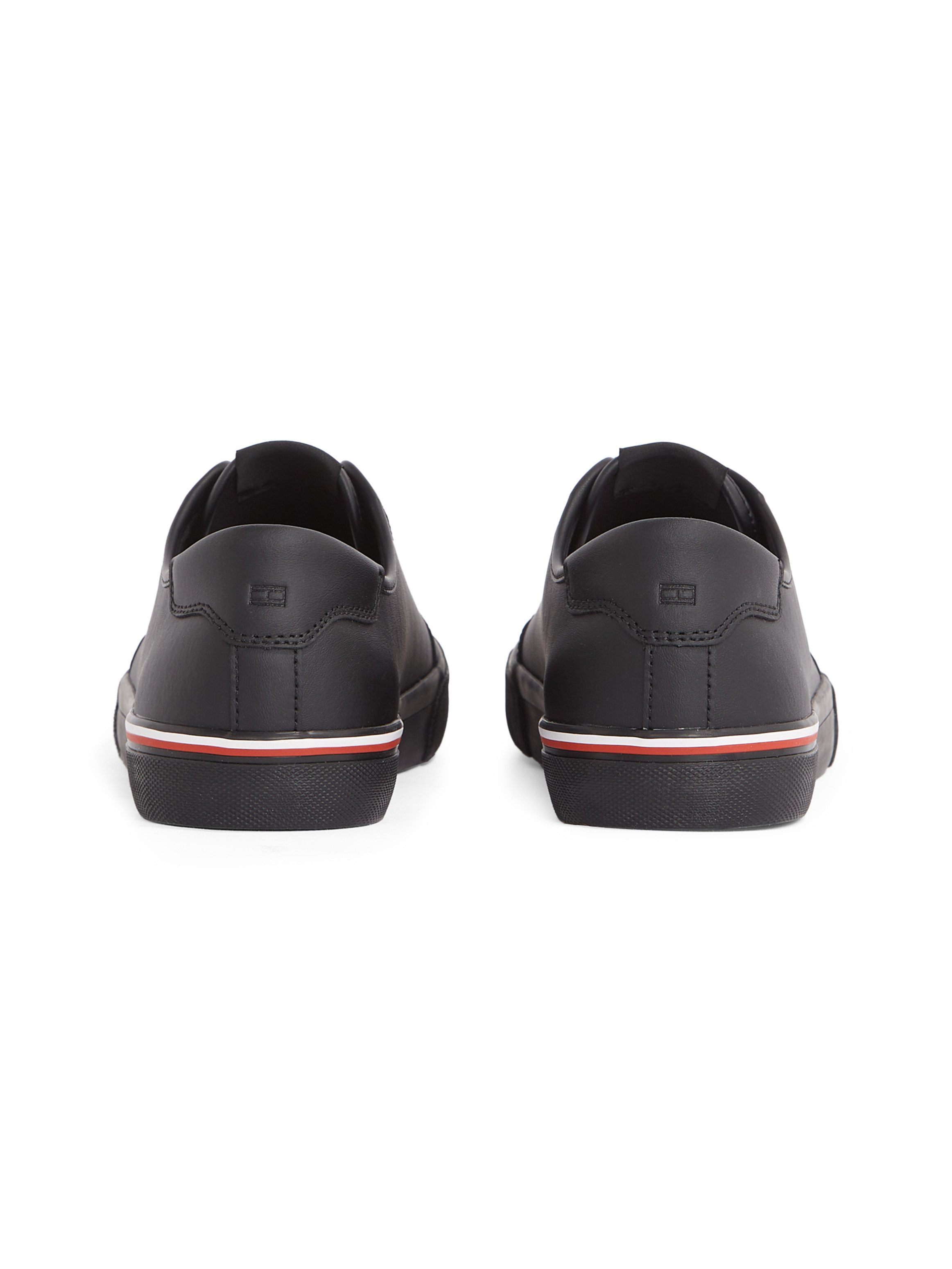 Tommy Hilfiger CORE CORPORATE VULC LEATHER Sneaker, Freizeitschuh, Halbschuh, Schnürer mit Logoschriftzug