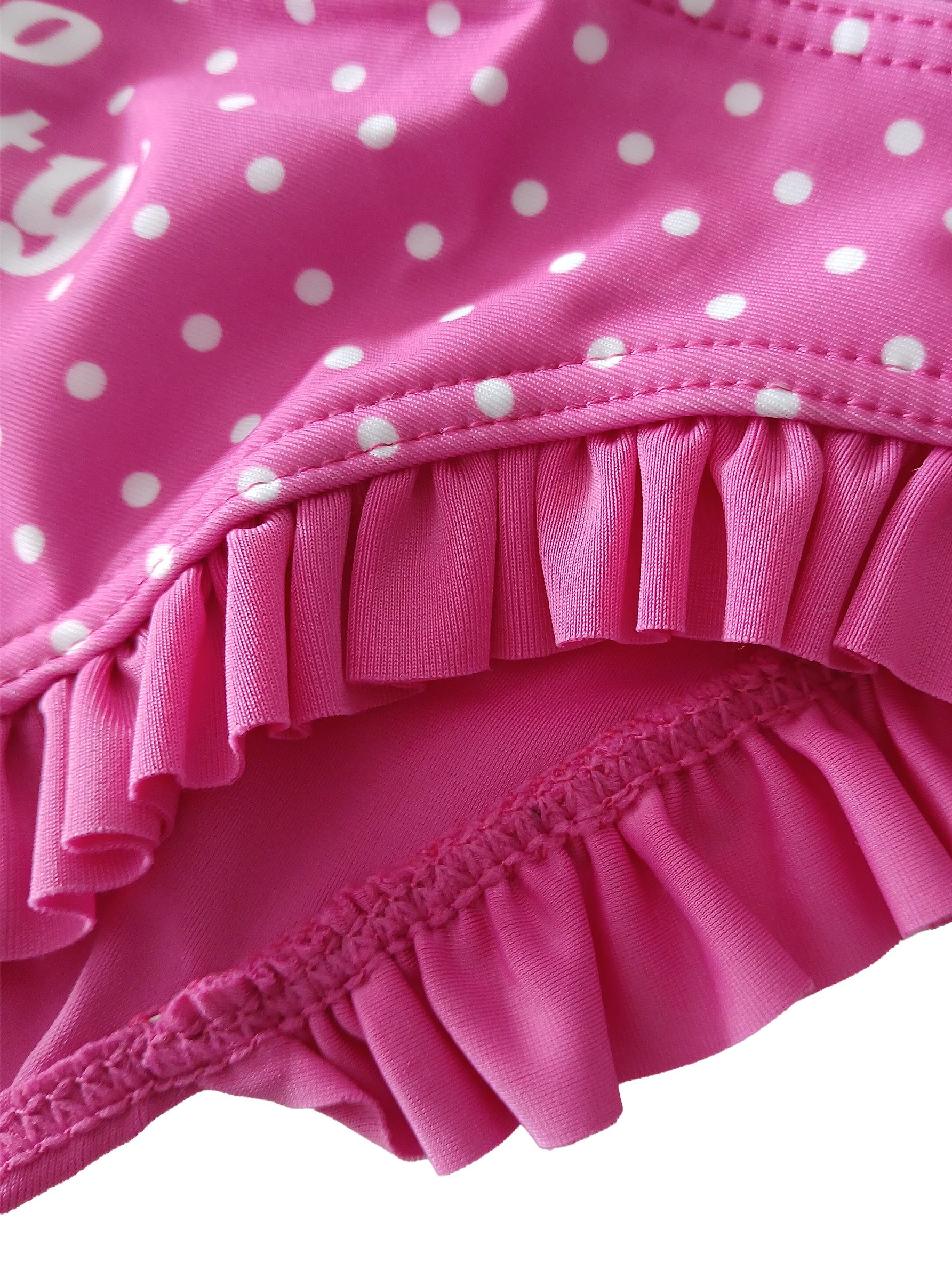 United Labels® Tankini Hello Kitty Tankini Badeanzug mit Rüschen Zweiteiler Schwimmanzug – Bild 4 von 5