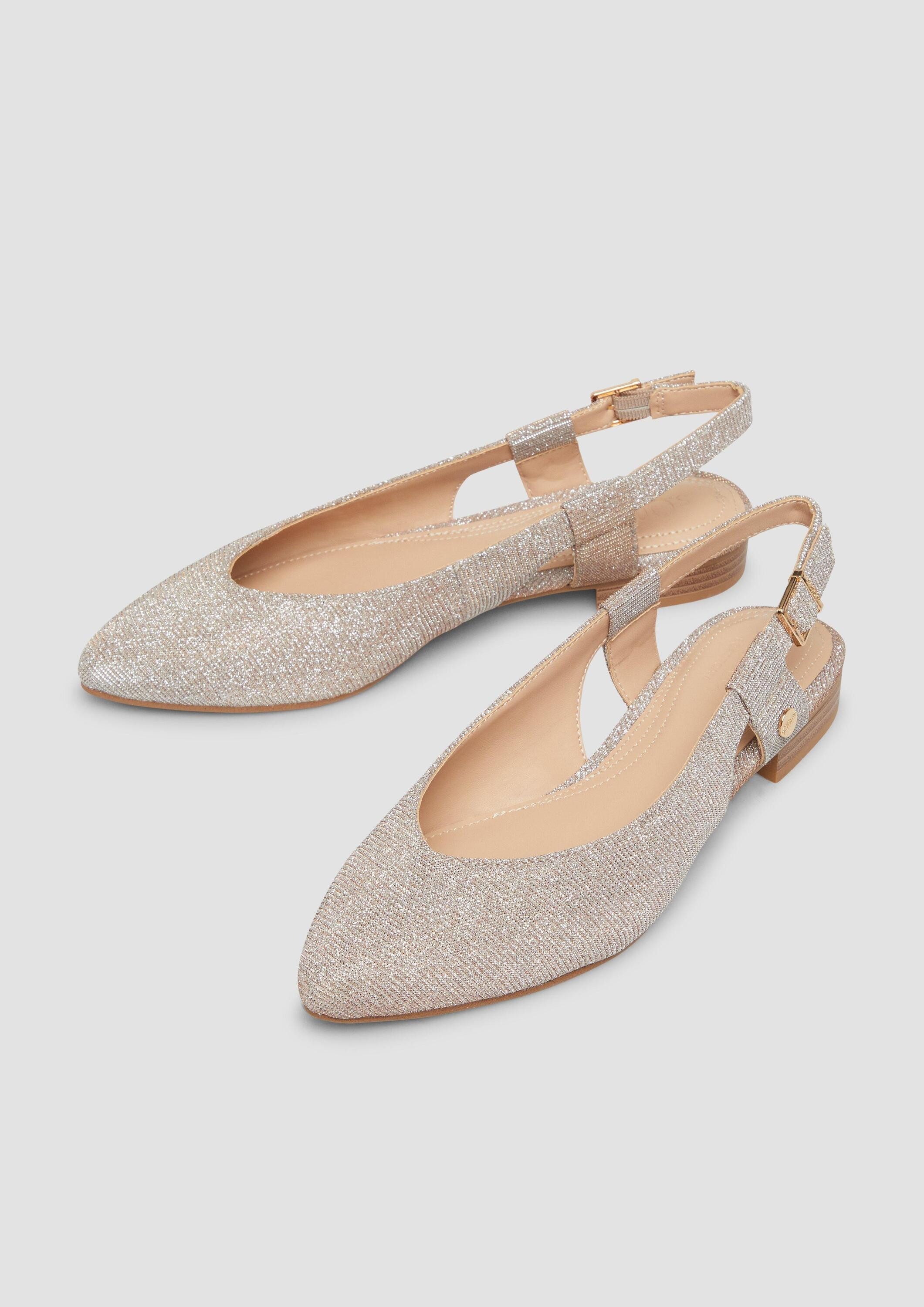 s.Oliver Ballerinas Ballerina Slingback-Ballerinas mit Dornschließe