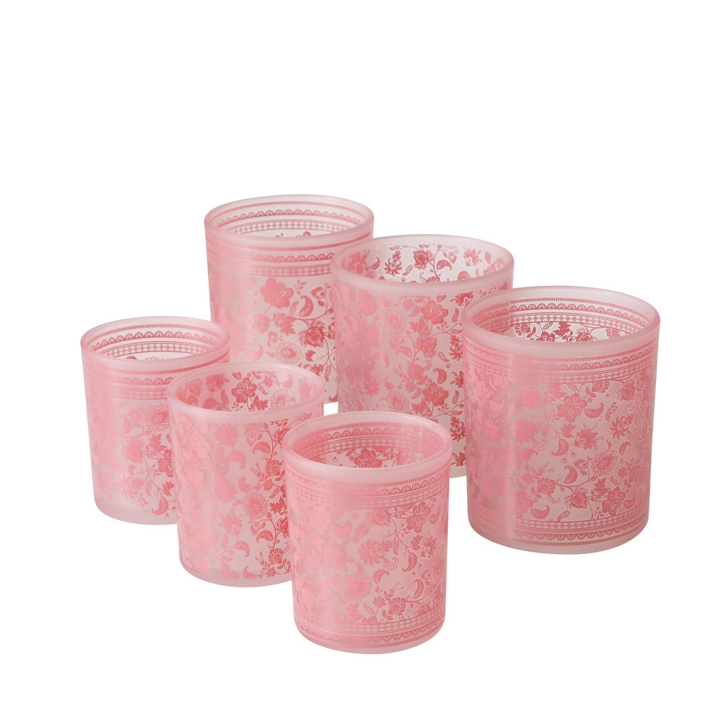 BOLTZE GRUPPE GmbH Windlicht Boltze Windlicht Romy 6-teiliges Set 2046523 (6 St)