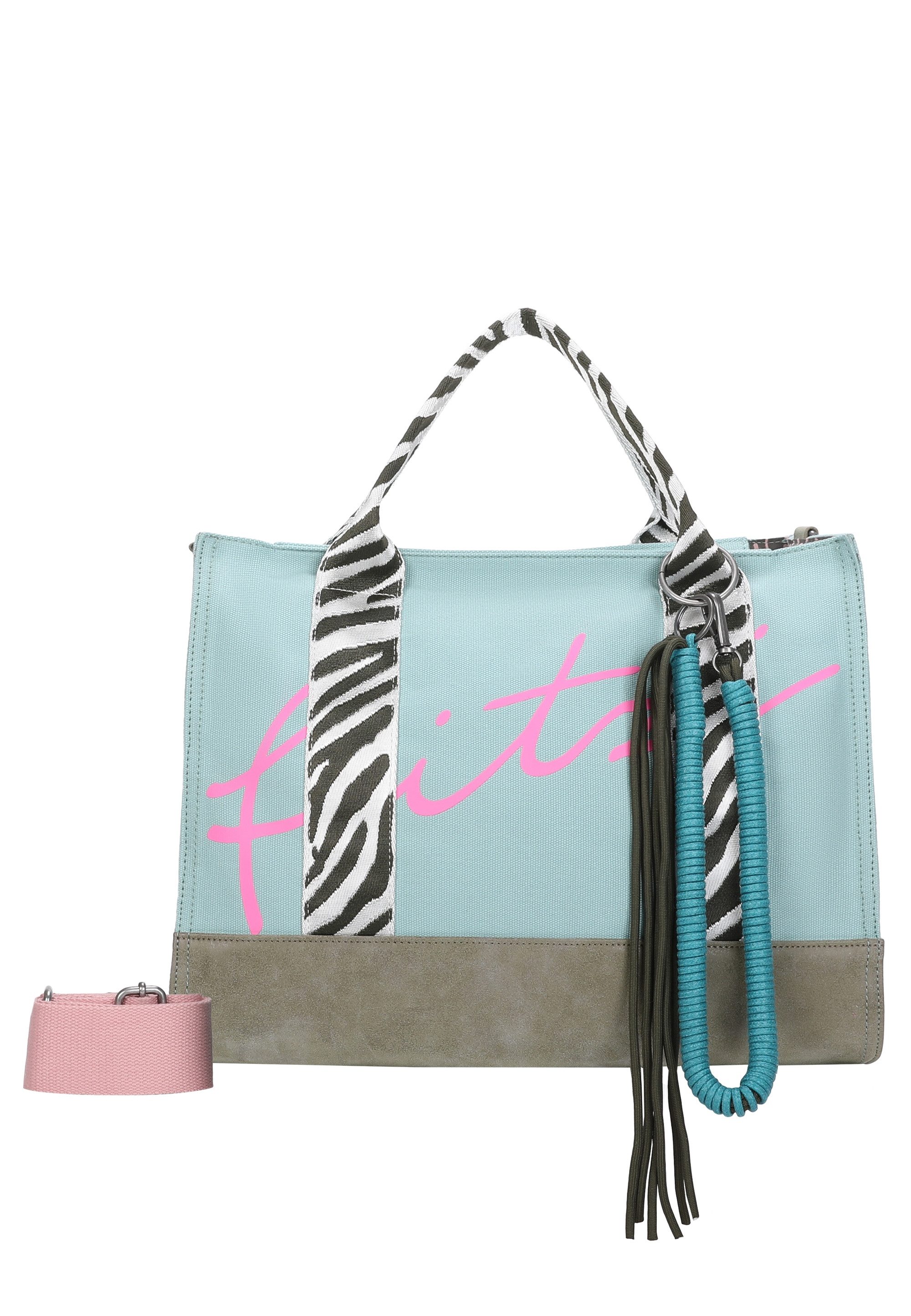 Fritzi aus Preußen Schultertasche Summer Zebra Safari, mit abnehmbarer Kord günstig online kaufen