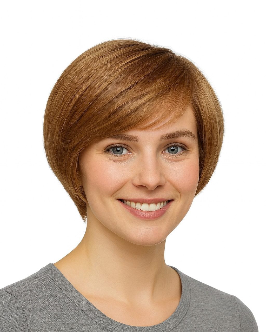 NOGI Echthaarperücke NOGI Chic Aura up, Hochwertige Echthaar-Perücke mit natürlichem Monofilament-Wirbel
