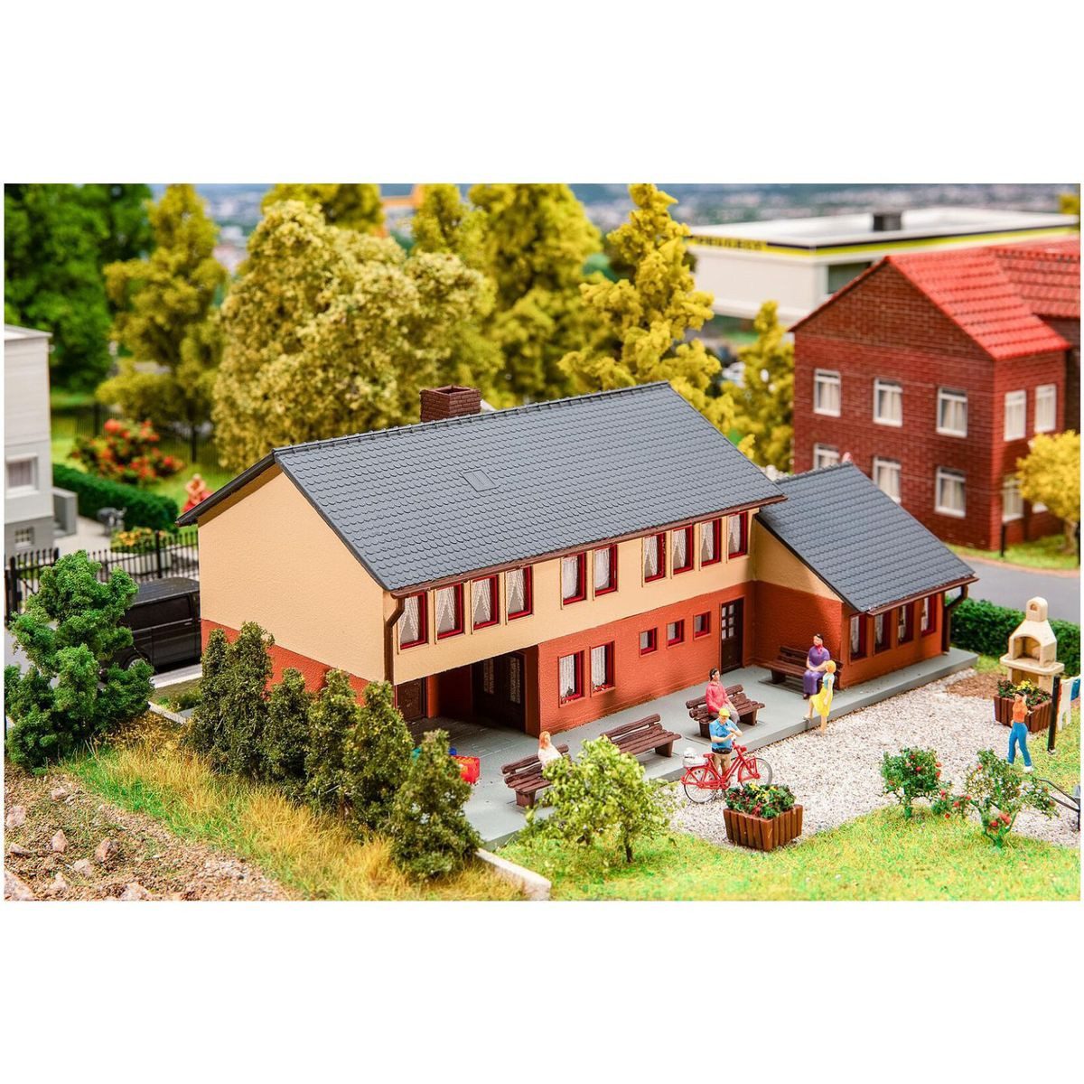 Faller Modellbausatz Faller 131319 Gemeindehaus H0