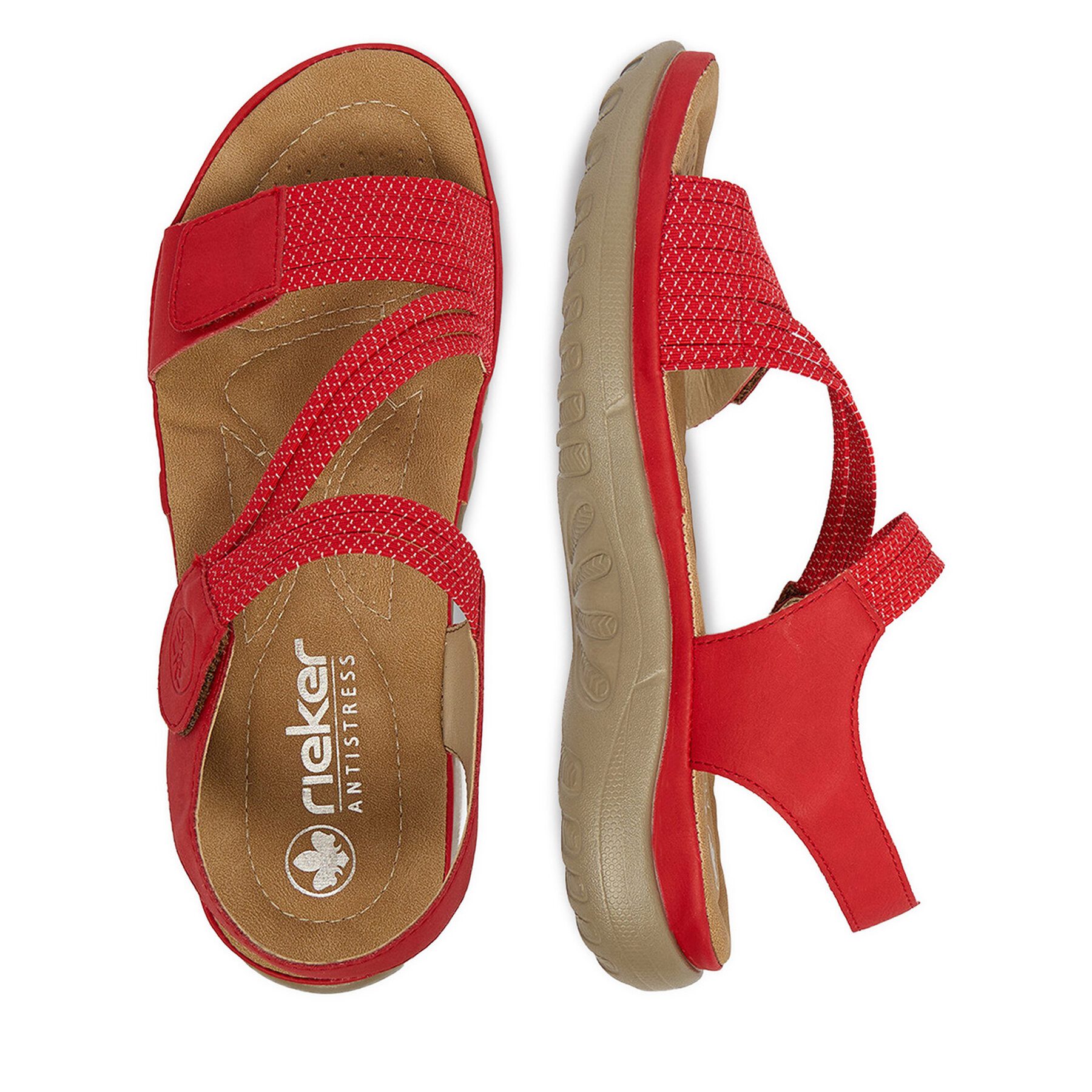 Rieker Rieker Damen-Sandalen Rot 64870-33 Sandale