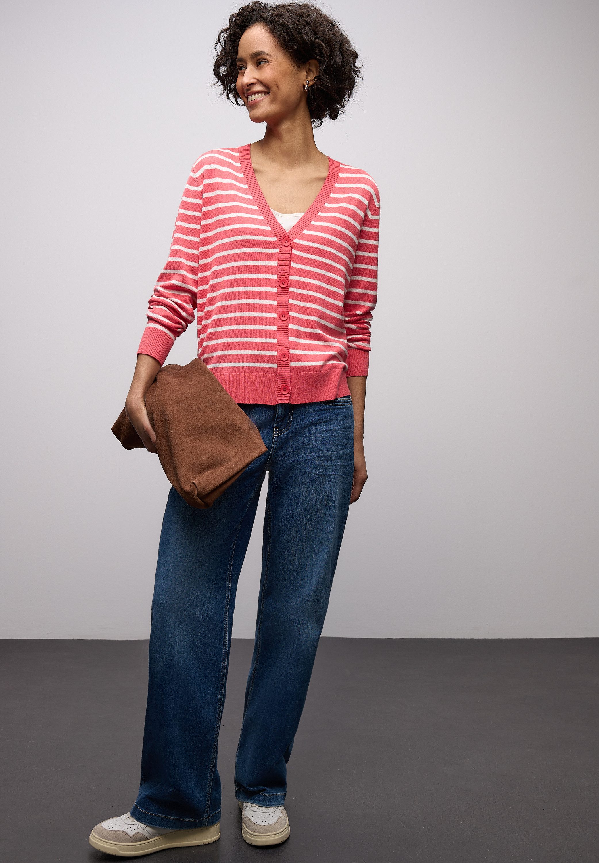 STREET ONE Cardigan mit V-Ausschnitt